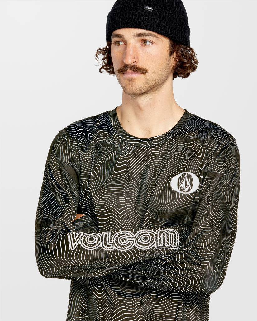 M V-Science Base Layer Top - Black Print