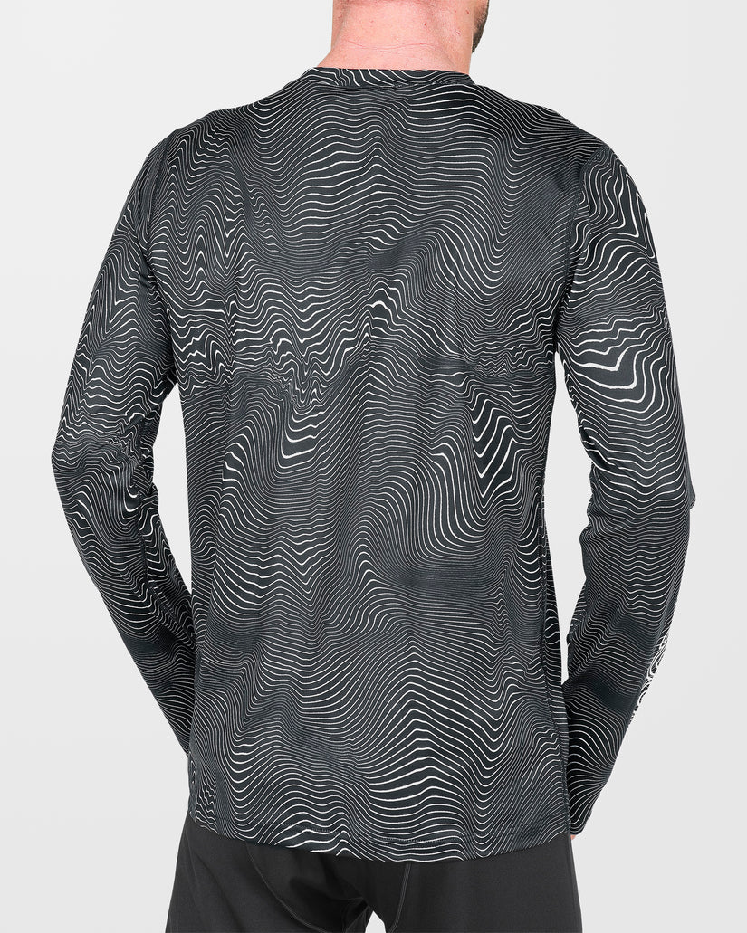 M V-Science Base Layer Top - Black Print