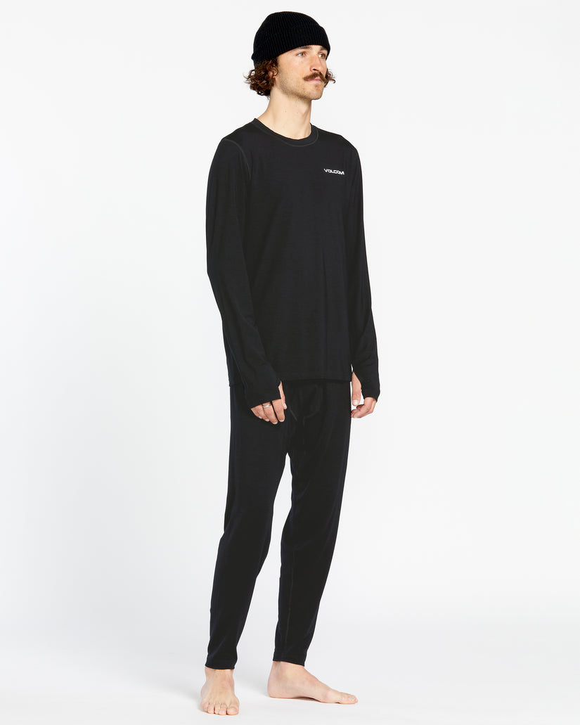 M Merino Blend Base Layer Trousers - Black