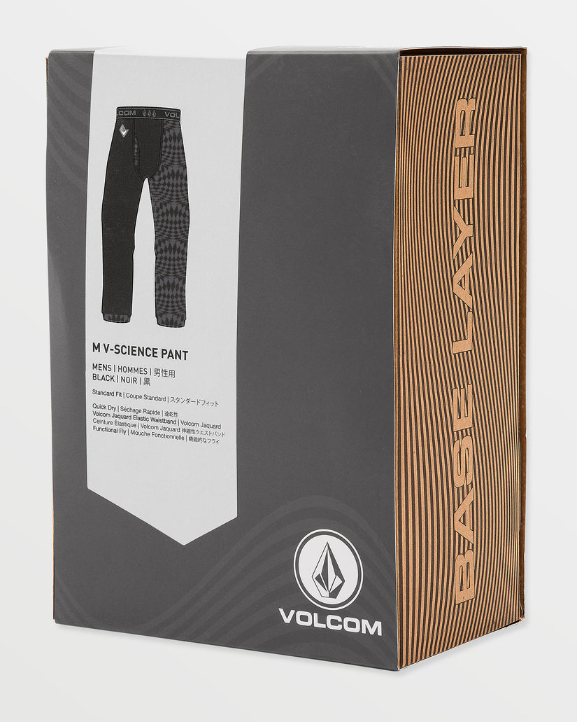 M V-Science Base Layer Trousers - Black/Charcoal