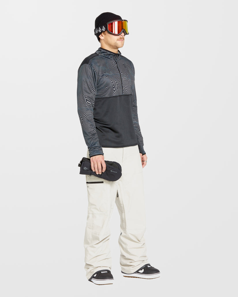 Gridlock Second Layer Fleece Sweatshirt - Black Print