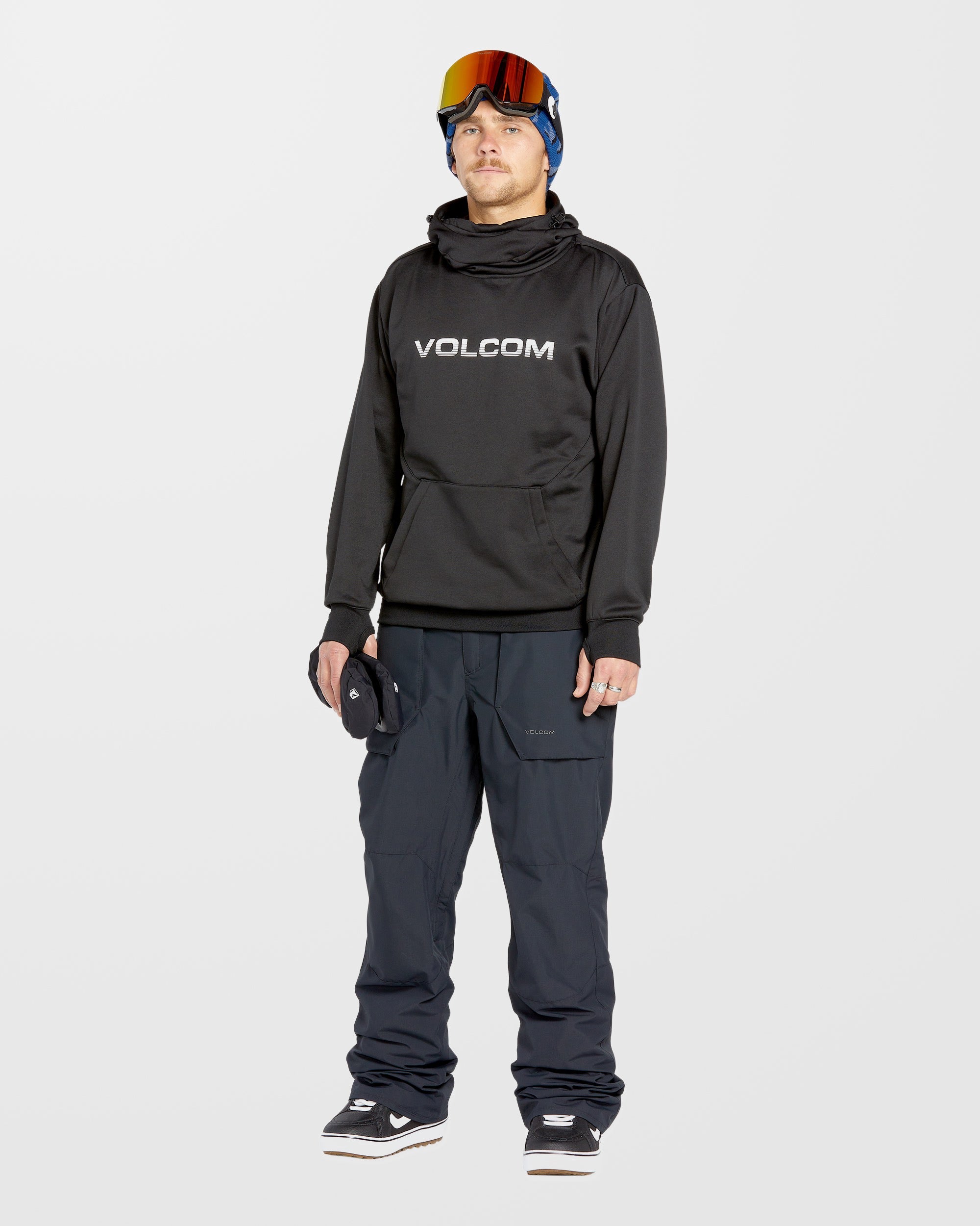 Mens Hydro Riding Hoodie - Black White | Volcom US