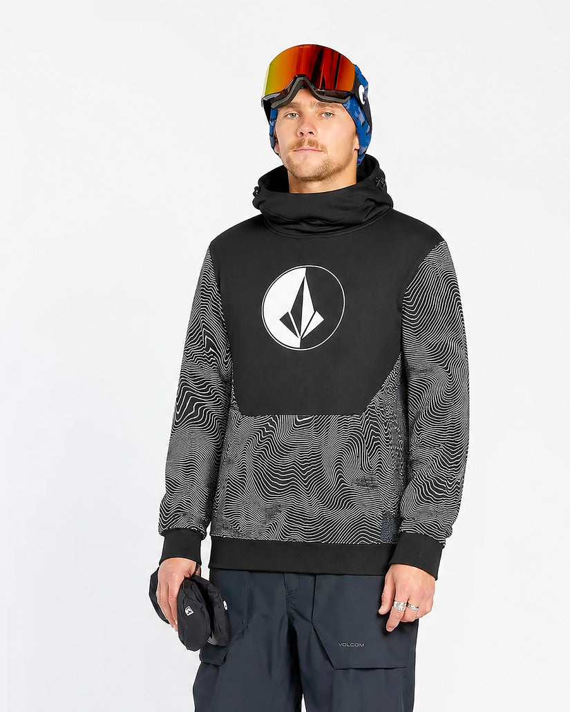 Sweat à capuche Hydro Riding - Black Print