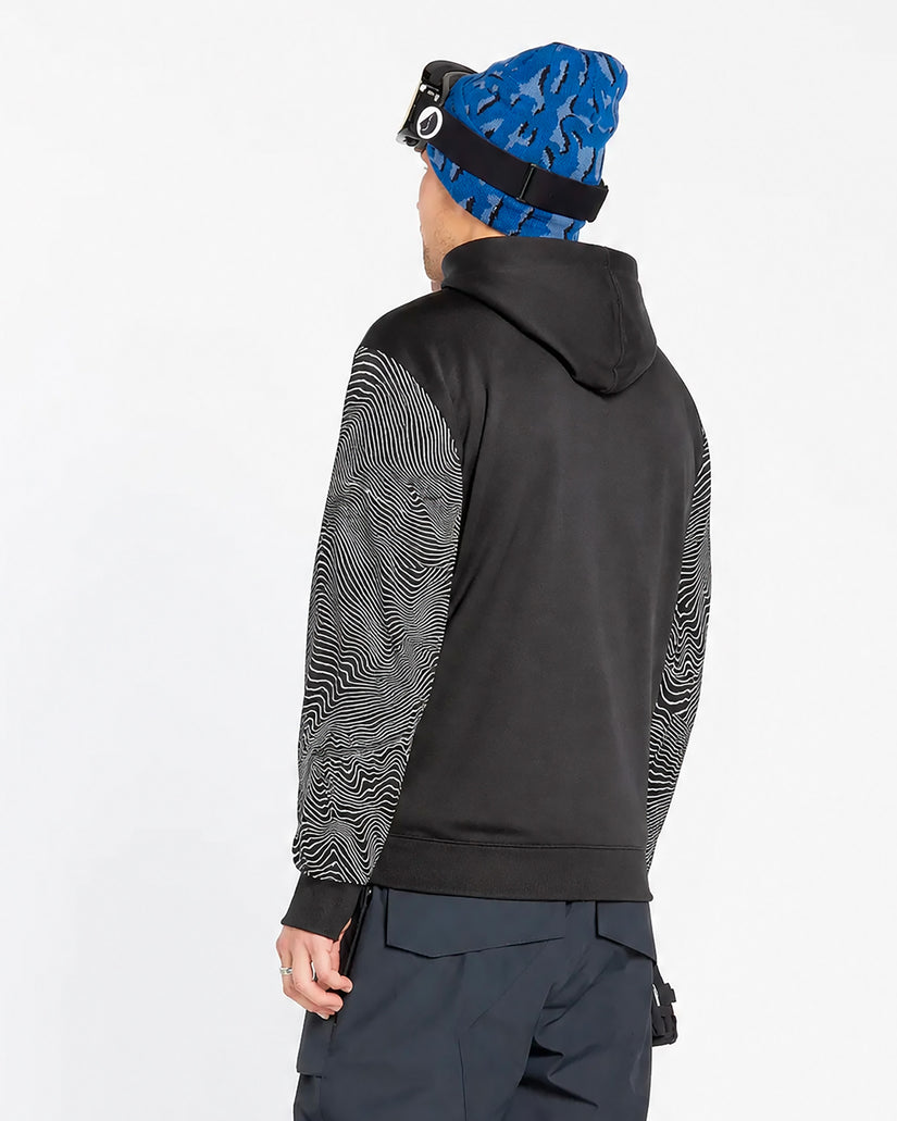 Sweat à capuche Hydro Riding - Black Print