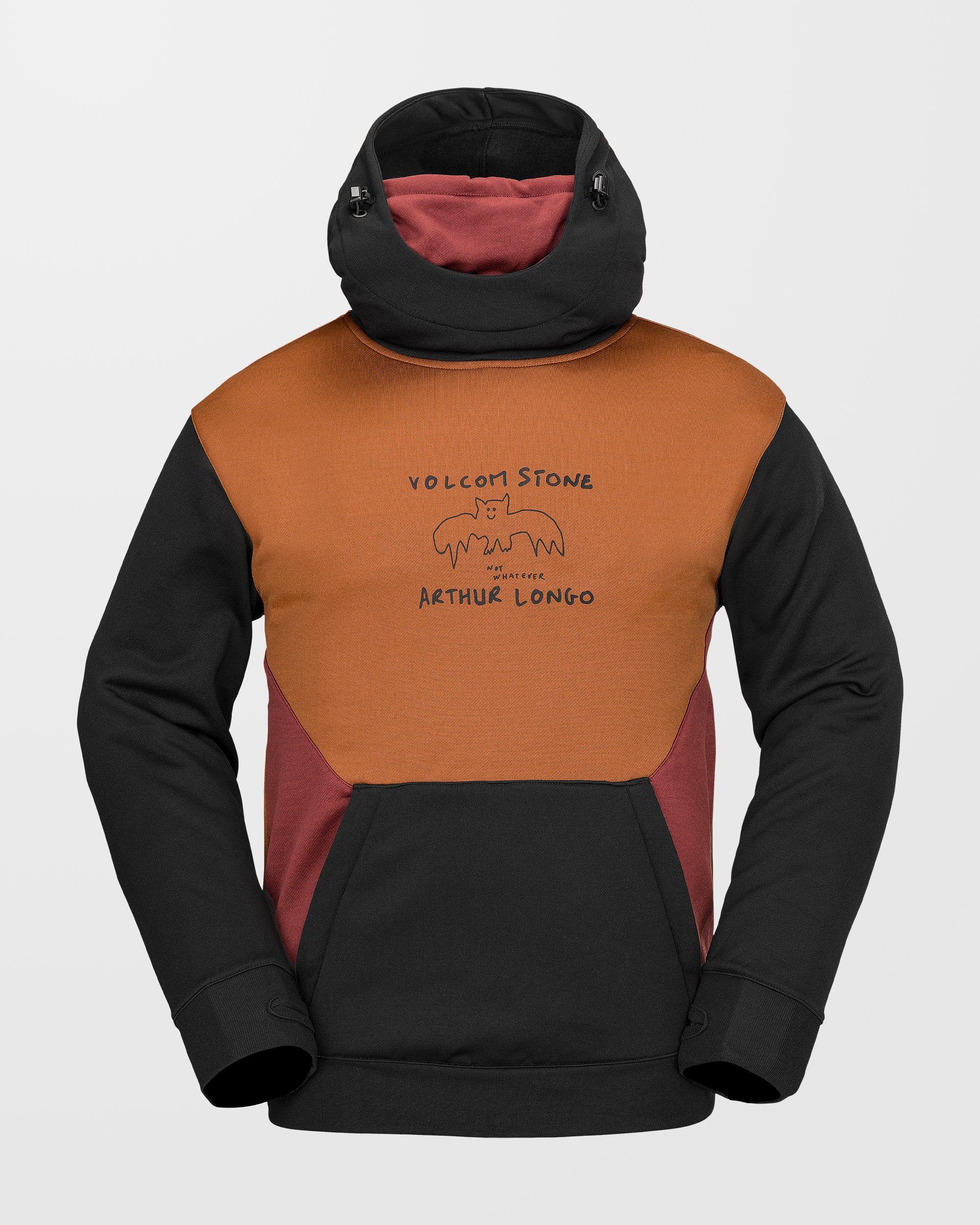 Volcom orange hoodie hotsell