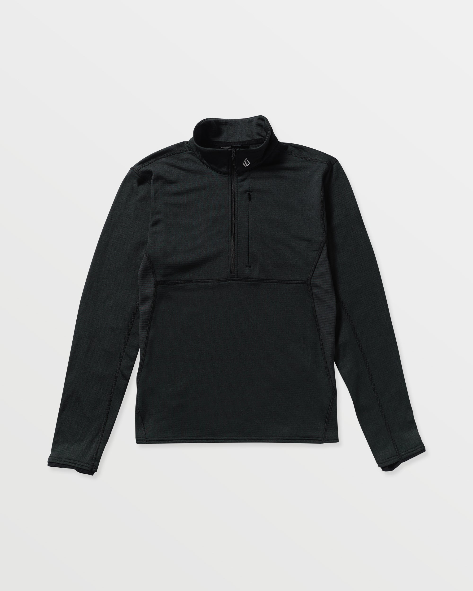 Gridlock Mock Neck Sweatshirt - Black - Men - Volcom EU – Volcom