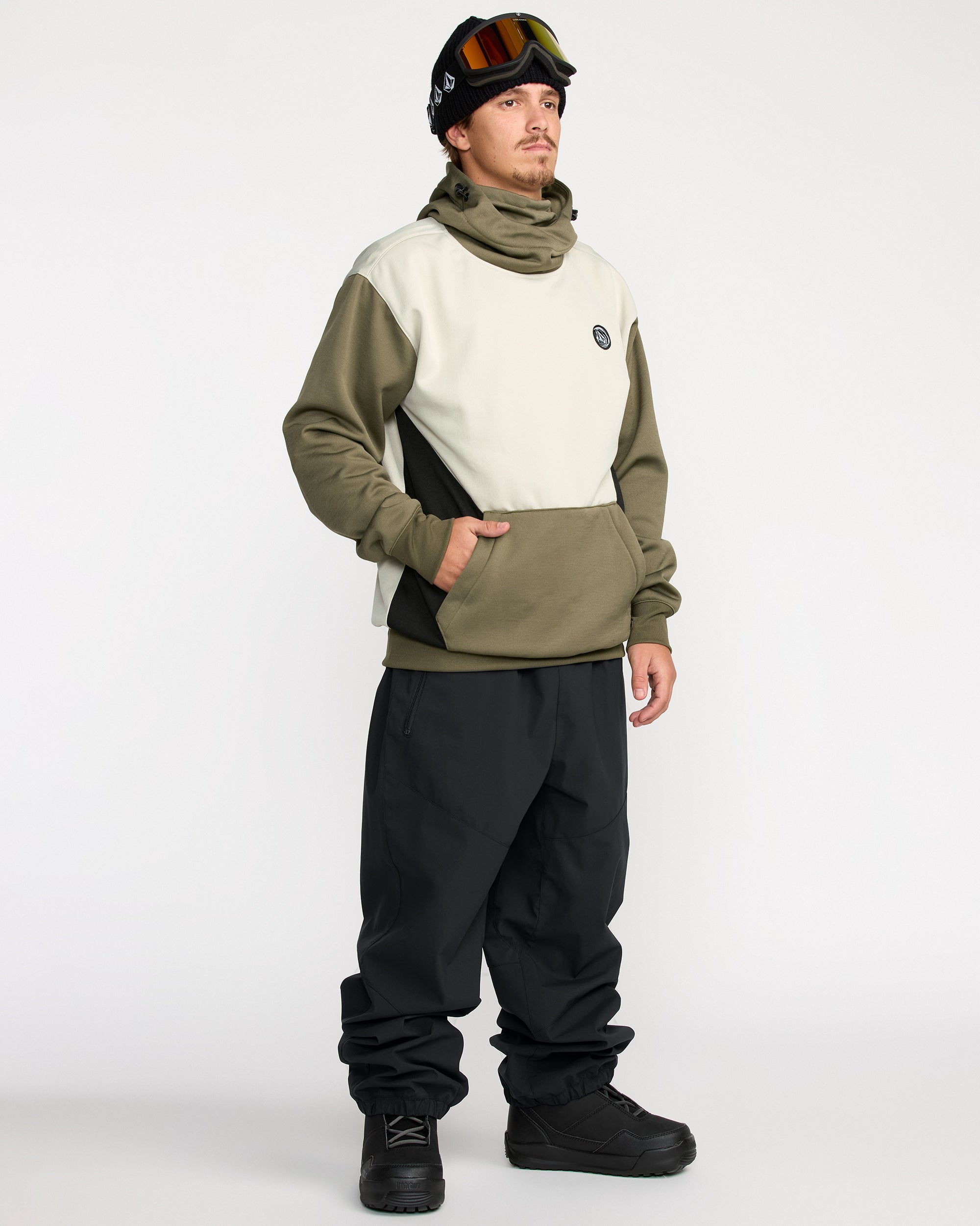 Hydro Riding Hoodie - Military - Men - Volcom EU – Volcom Europe