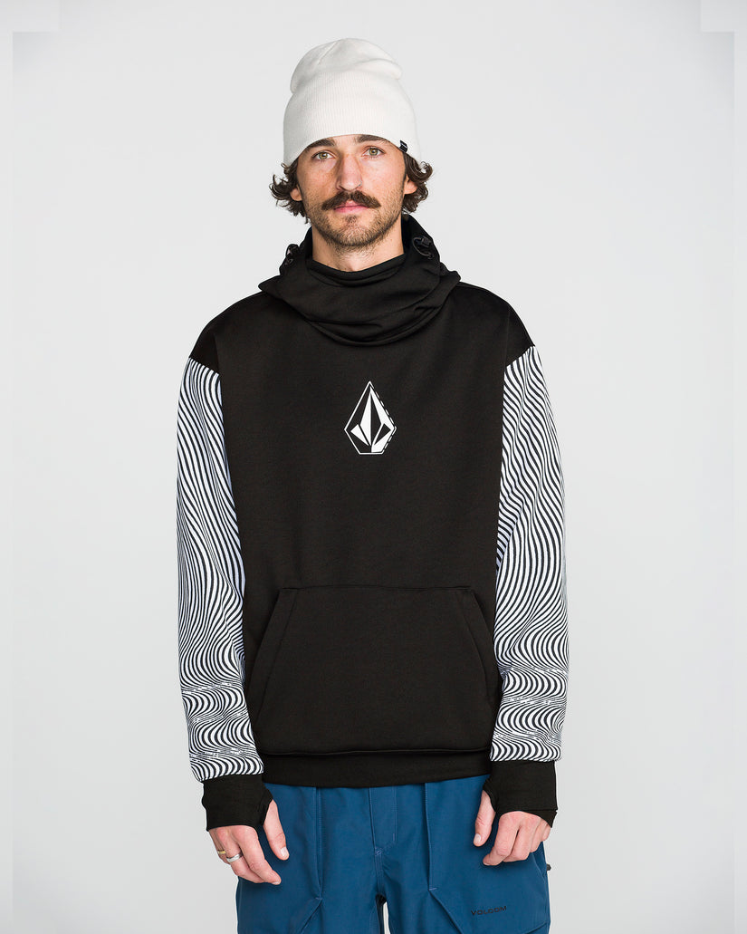 Hydro Riding Hoodie - Black/White