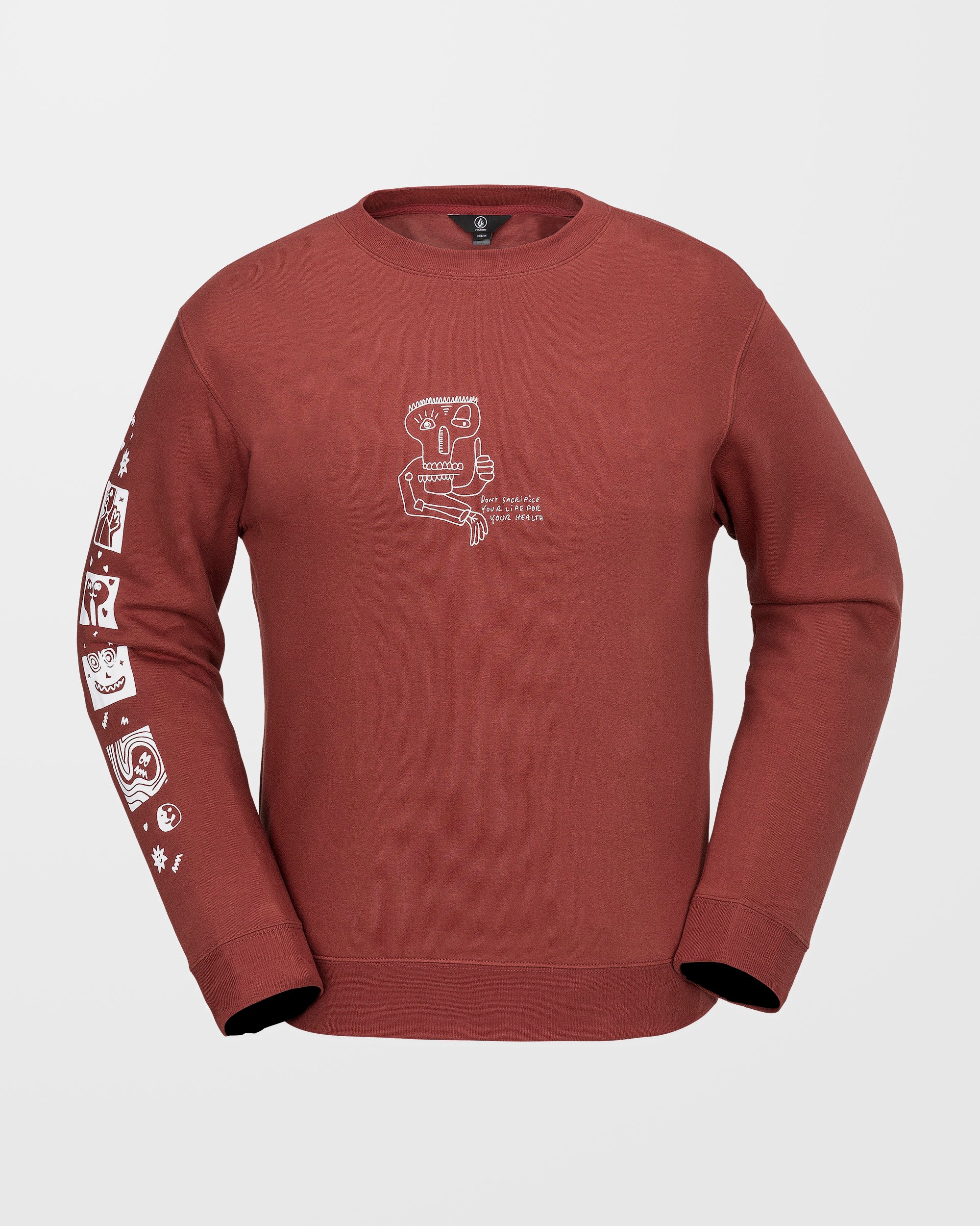 Essential Fleece Sweatshirt Redwood REDWOOD XS