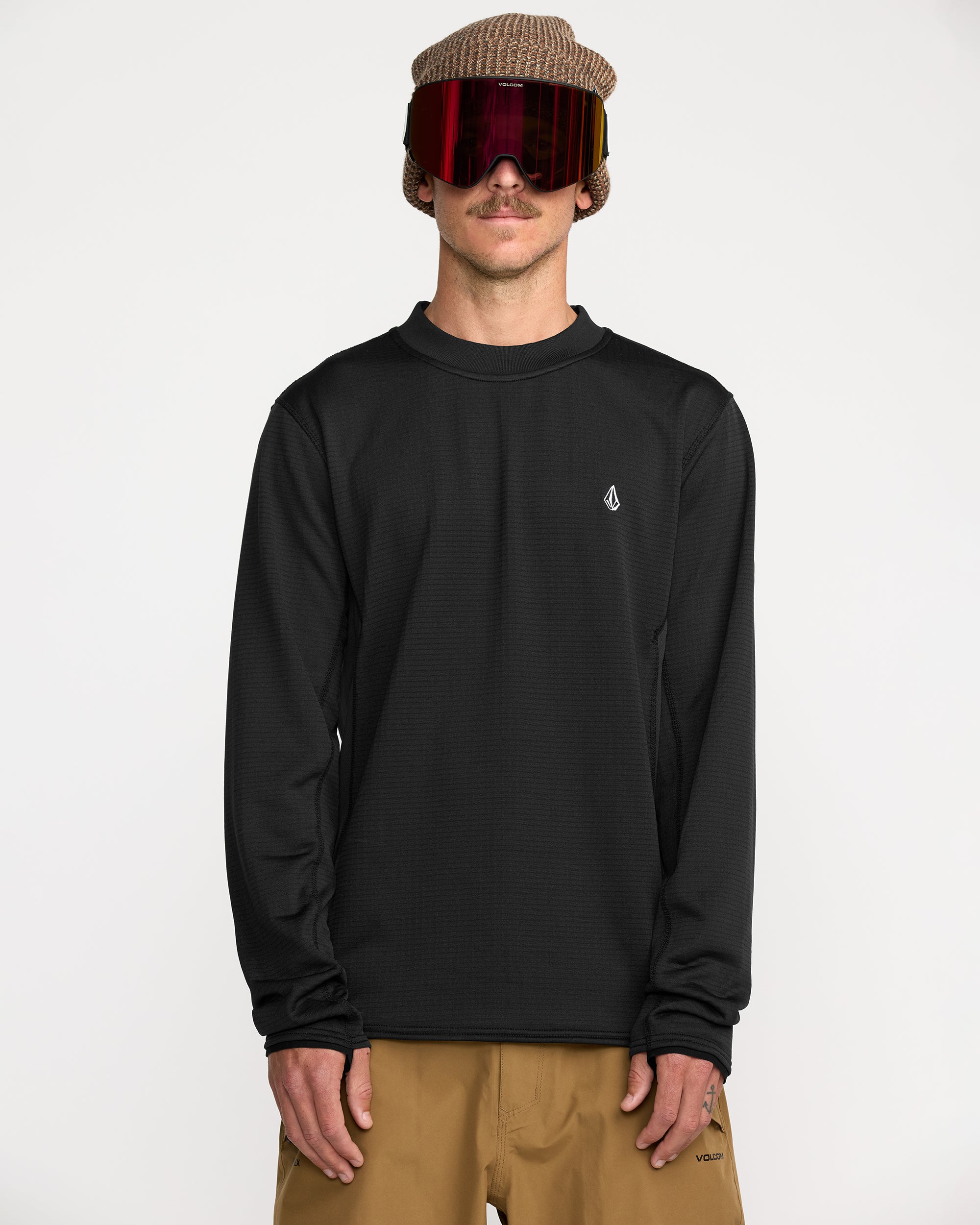 Gridlock Fleece Sweatshirt - Black - Men - Volcom EU – Volcom Europe