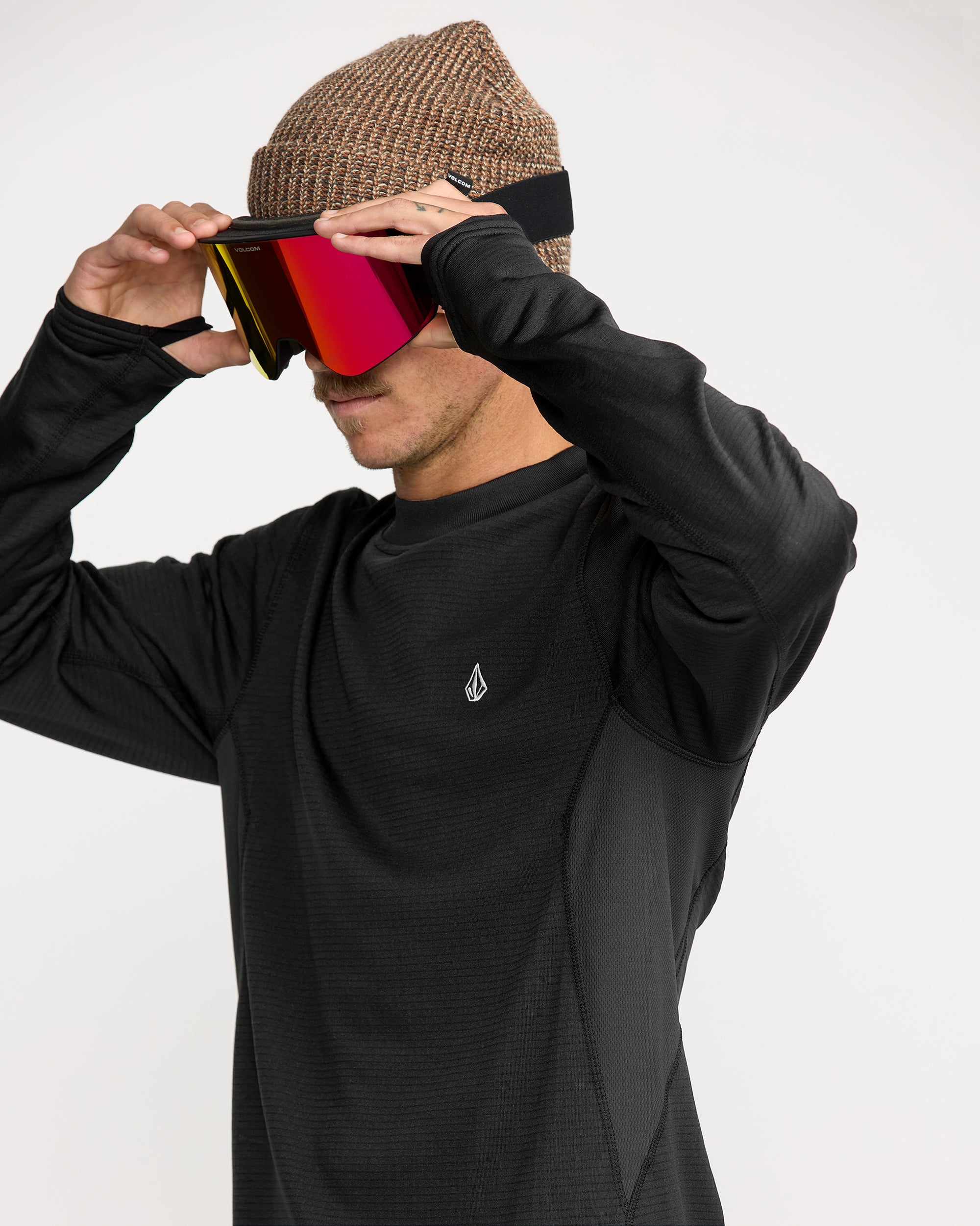 Gridlock Fleece Sweatshirt - Black - Men - Volcom EU – Volcom Europe