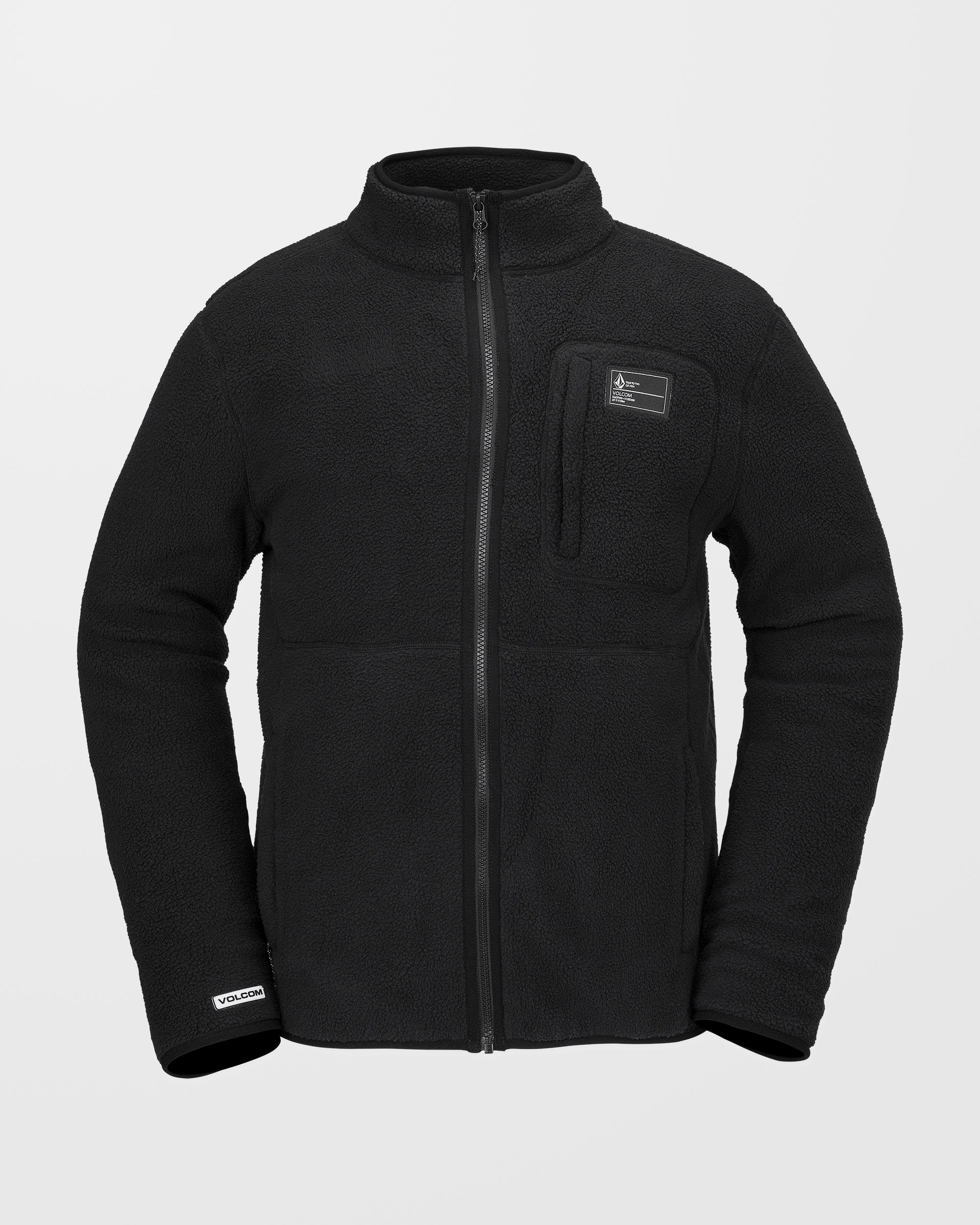 Fleecer Full Zip Jacket - Black - Men - Volcom UK - 2 Years