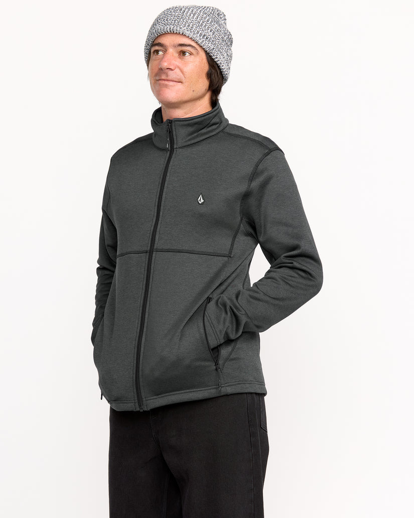 Snowbound Fleece Zip-Up Sweatshirt - Black