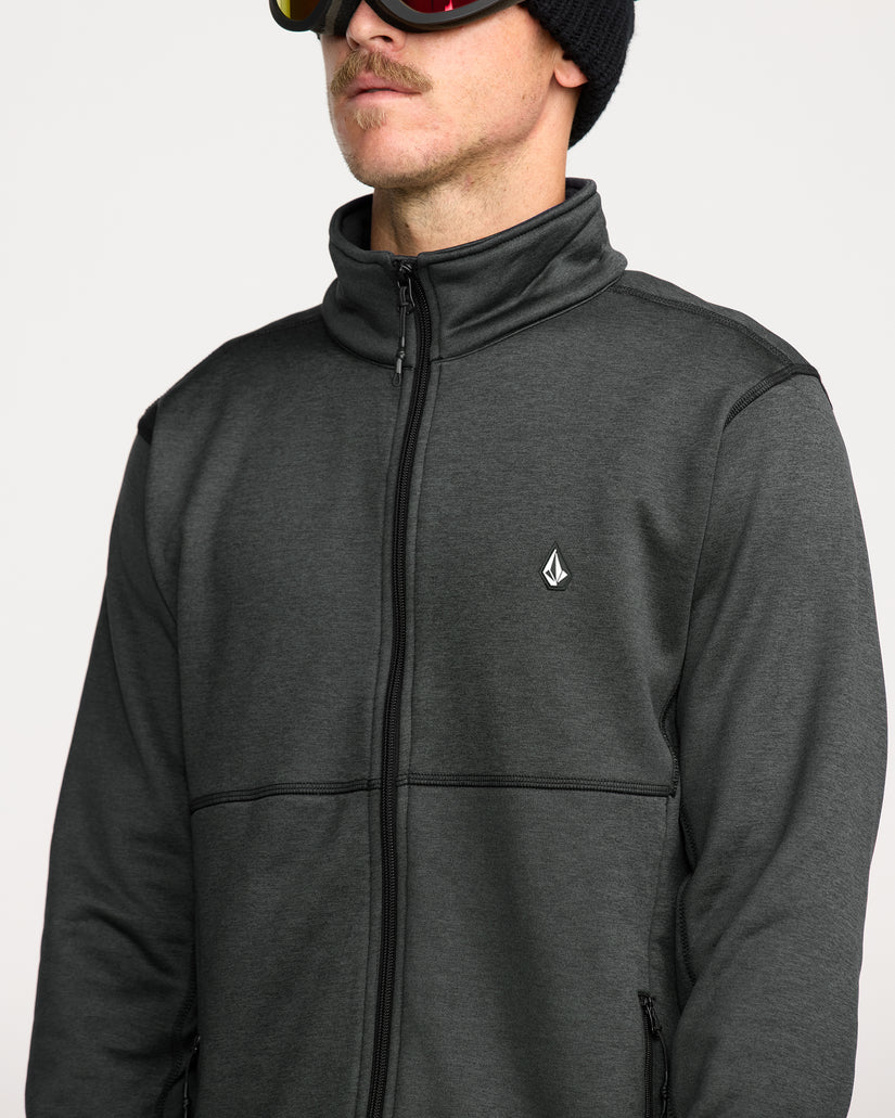 Snowbound Fleece Zip-Up Sweatshirt - Black