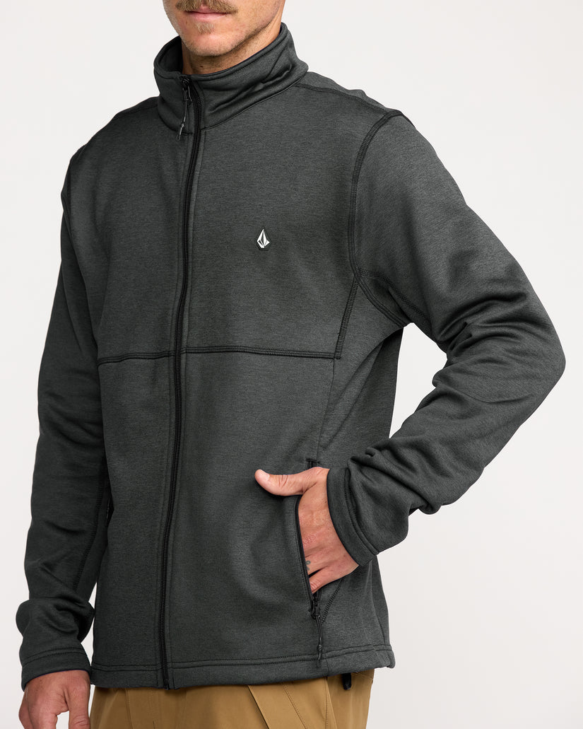 Snowbound Fleece Zip-Up Sweatshirt - Black