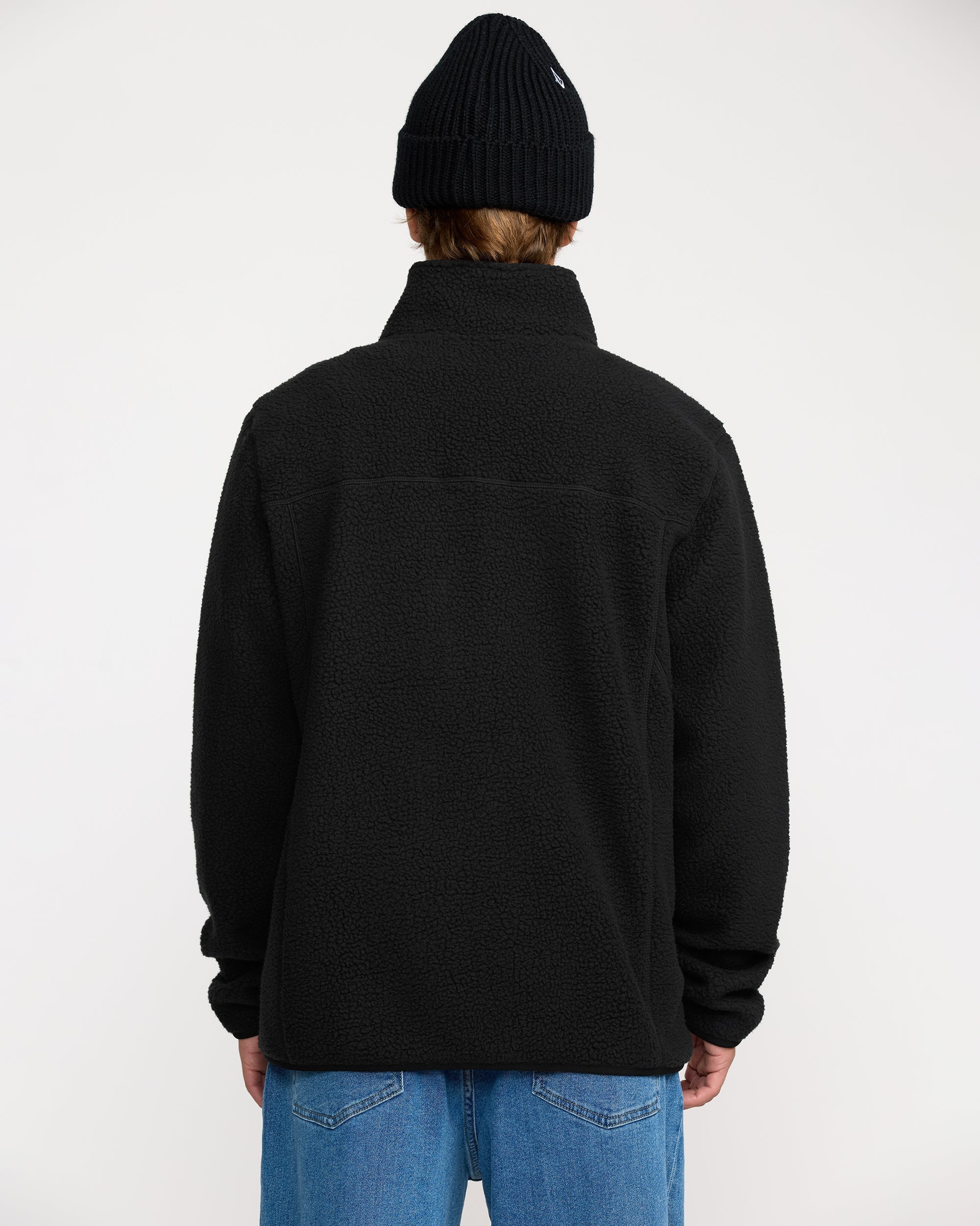 Nelson Sherpa Full Zip Jacket - Black - Men - Volcom EU – Volcom