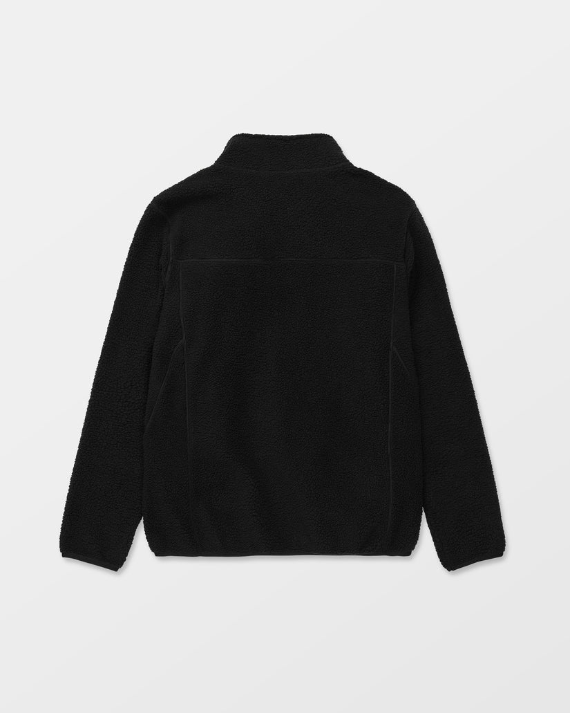Nelson Sherpa Full Zip Jacket - Black