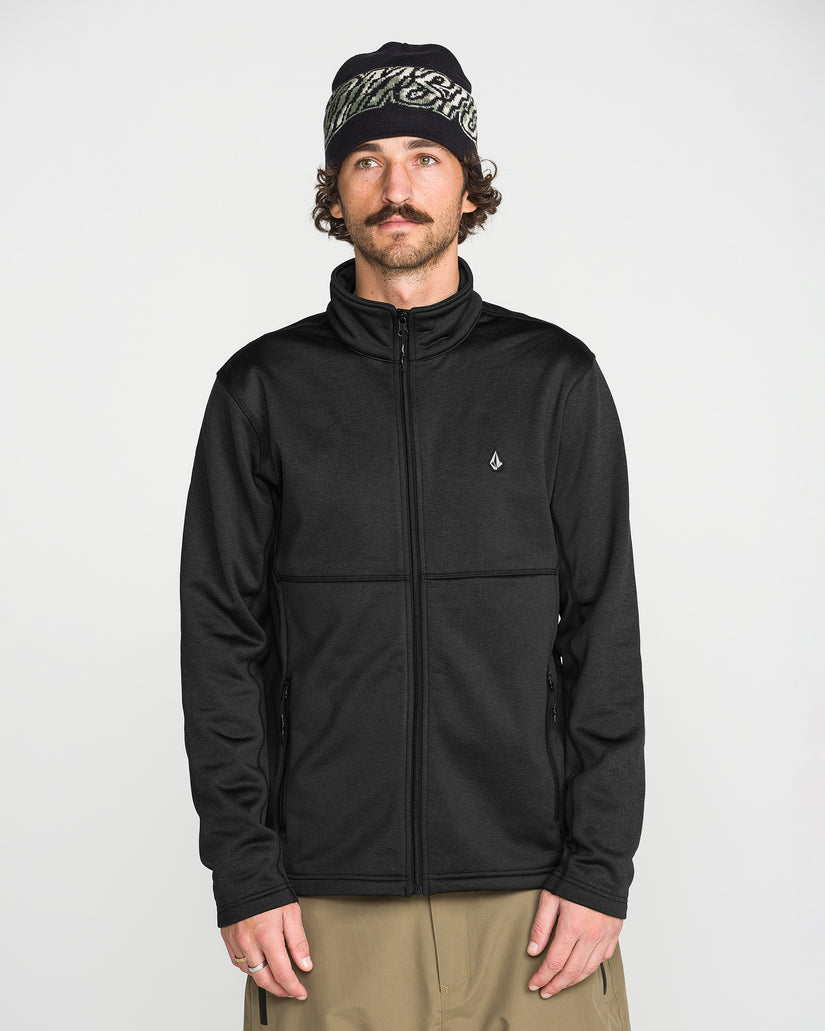 Snowbound Fleece Full Zip Sweatshirt - Black