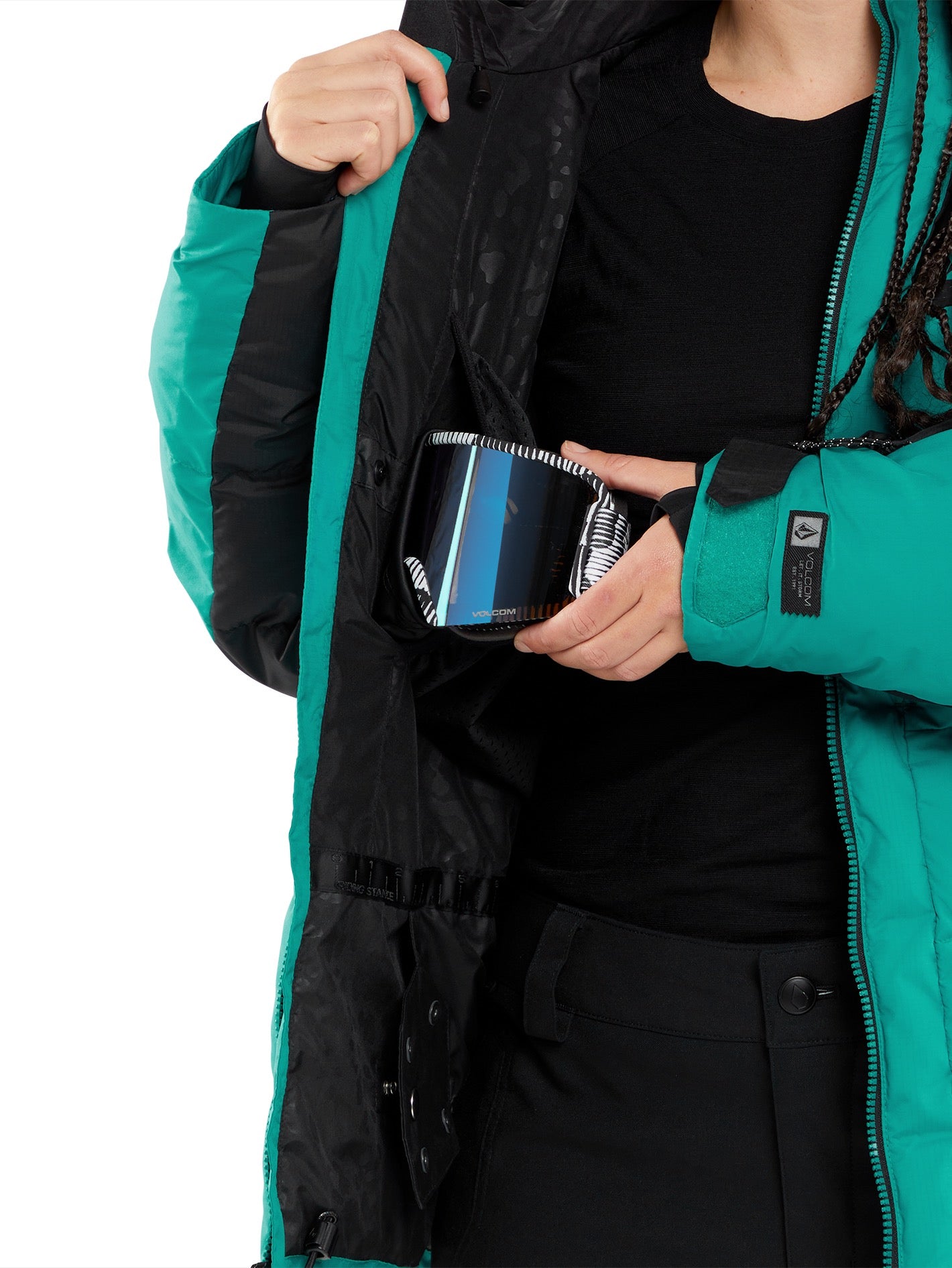 Puffleup Jacket VIBRANT GREEN Women Volcom EU