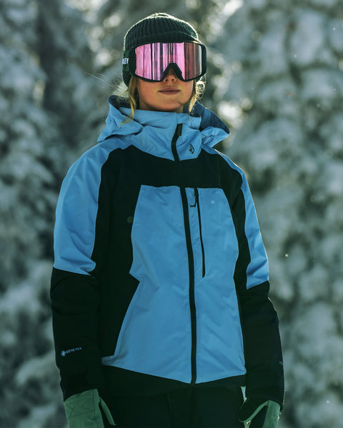 3D Stretch Gore-Tex Jacket - Crystal Blue - Women - Volcom EU - 2