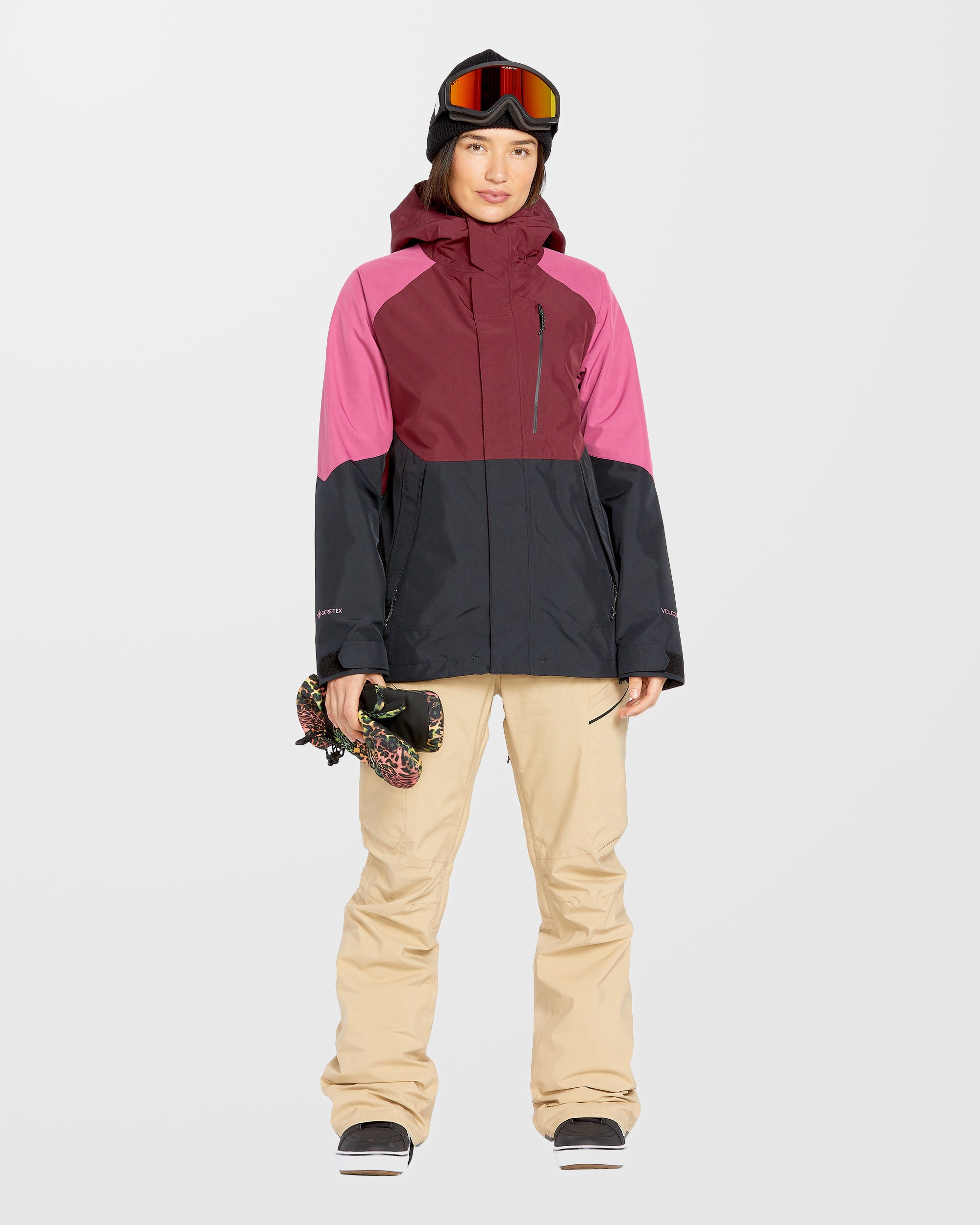 V.Co Aris Insulated Gore-Tex Jacket - Burgundy - Women - Volcom EU