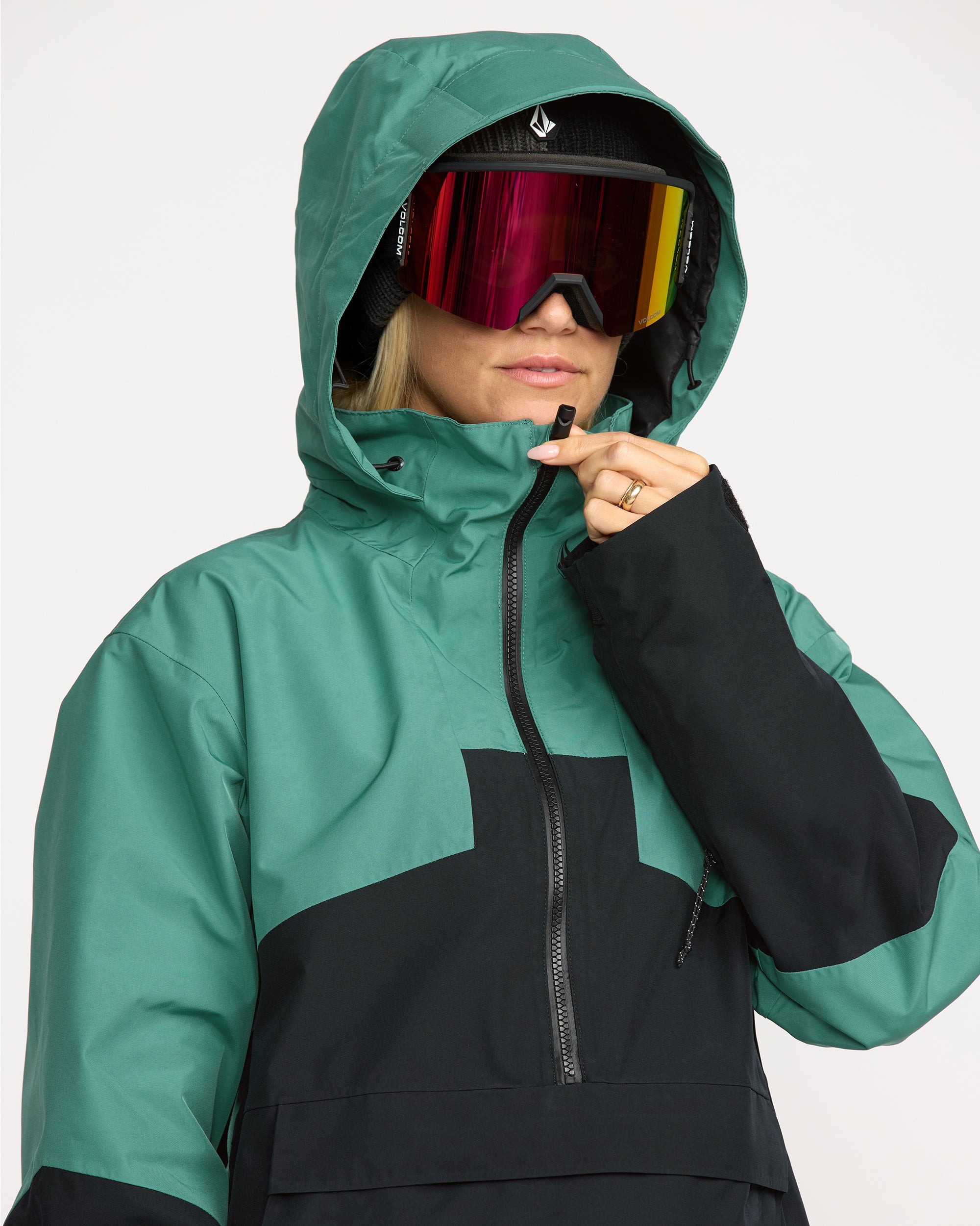 Fern Insulated Gore-Tex Pullover Jacket - Spruce Green - Women