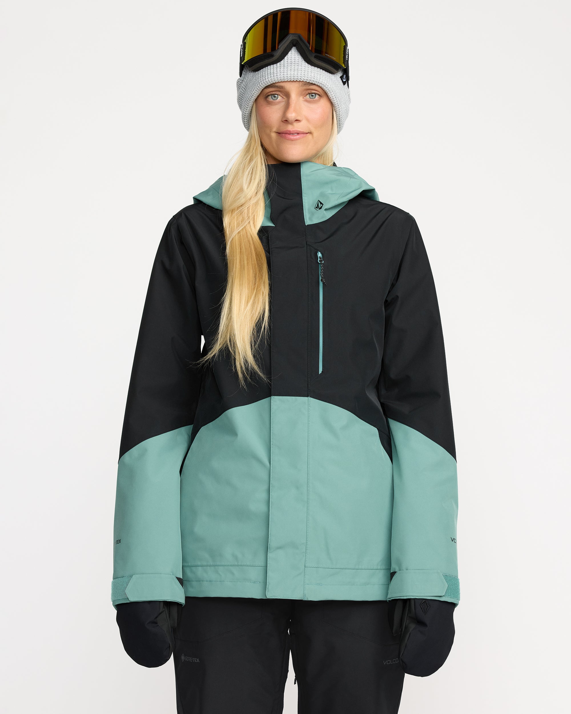 V.Co Eras Insulated Gore-Tex Jacket - Arctic Blue - Women - Volcom