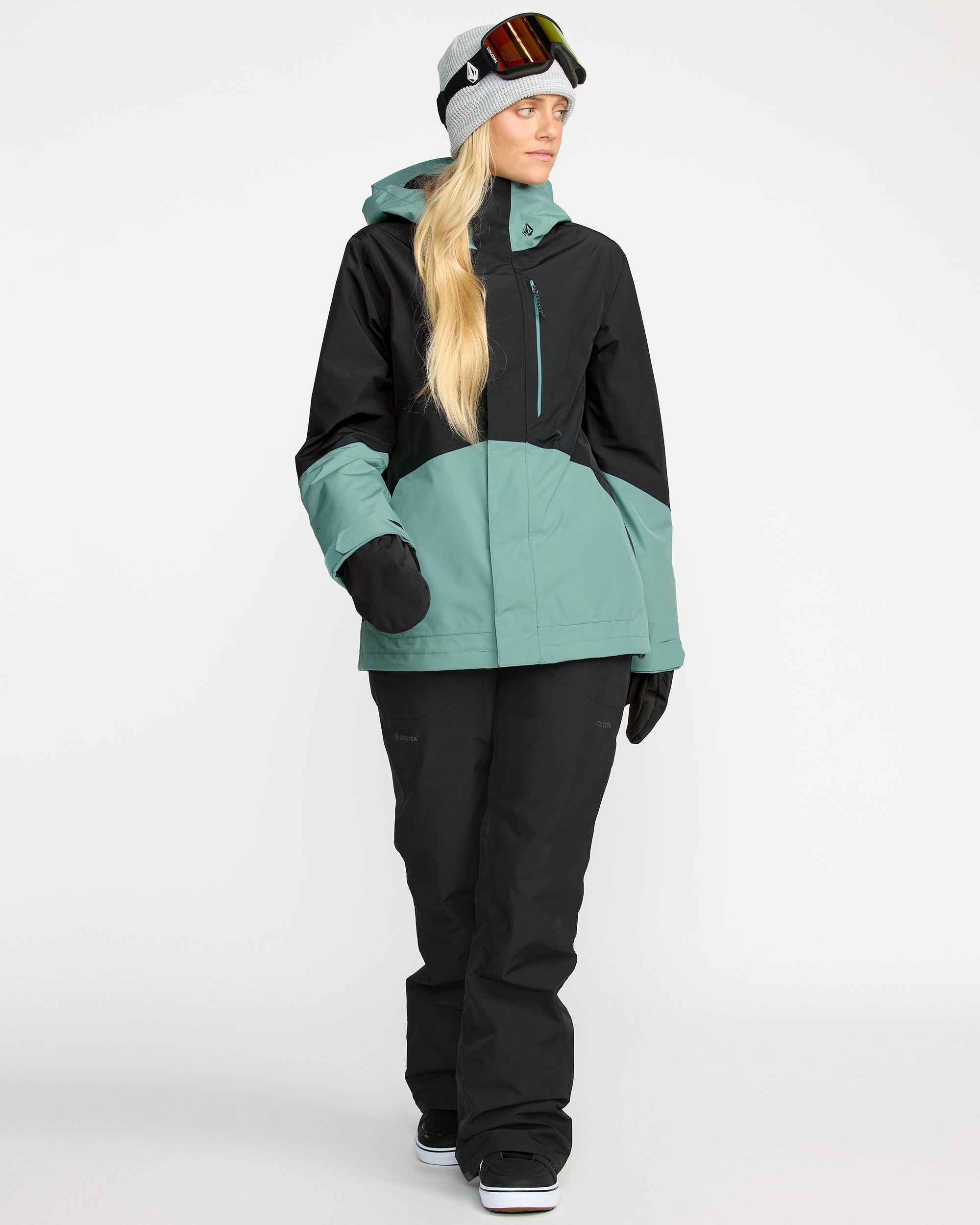 V.Co Eras Insulated Gore-Tex Jacket - Arctic Blue - Women - Volcom