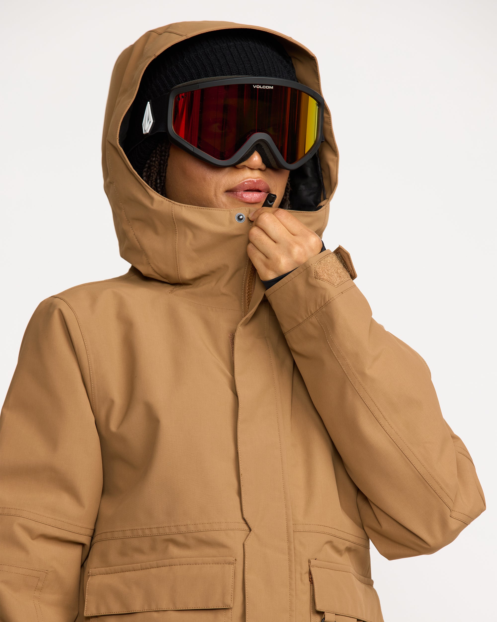 Qc Cruiser Insulated Parka - Bronze - Women - Volcom EU – Volcom
