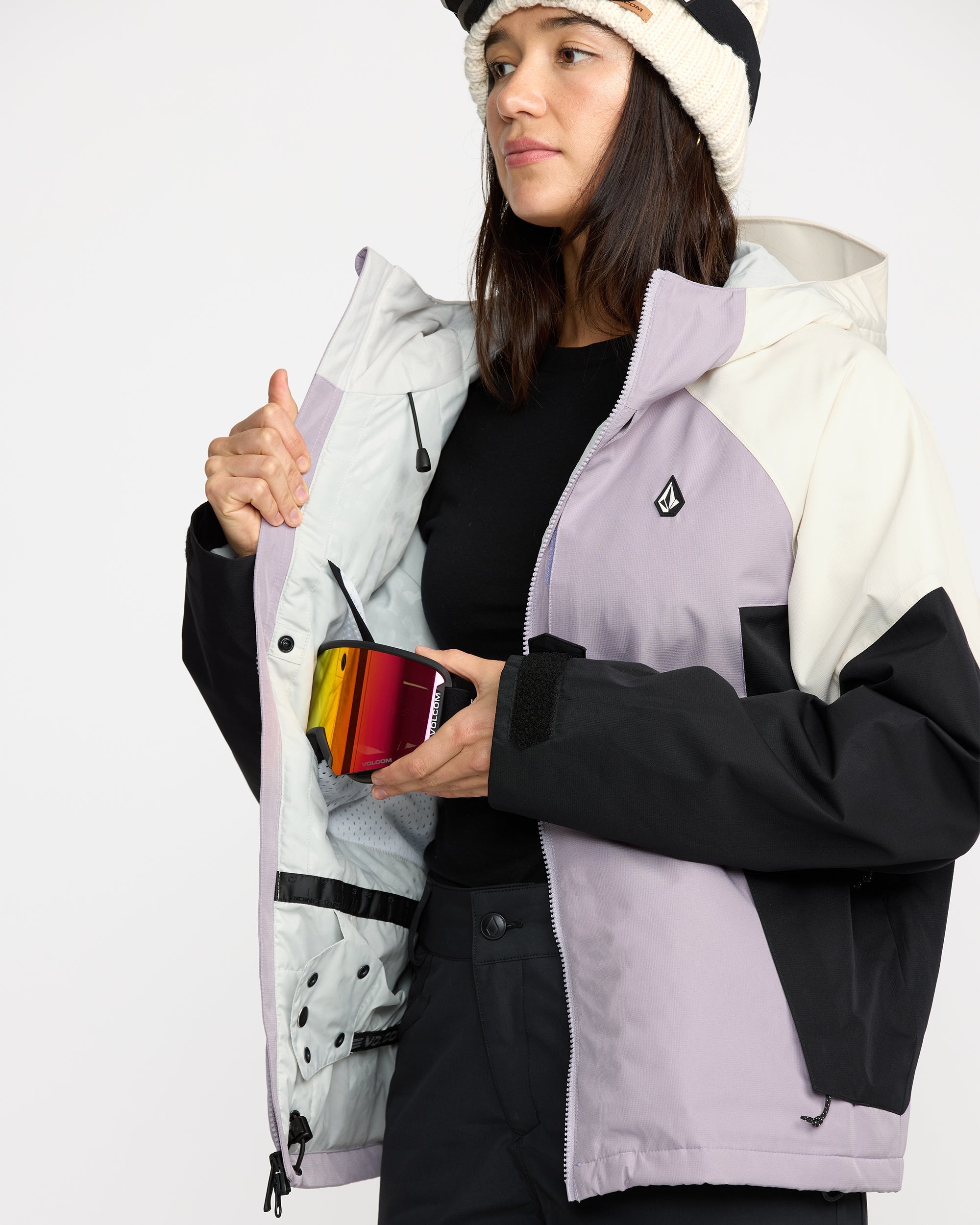 Agate Insulated Jacket - Lavender Aura - Women - Volcom EU