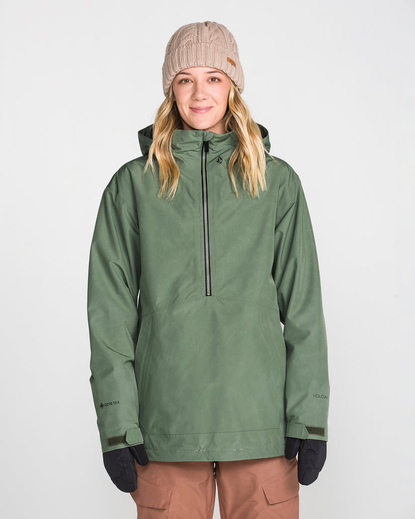Rowan Insulated Gore-Tex Pullover Jacket - Light Green