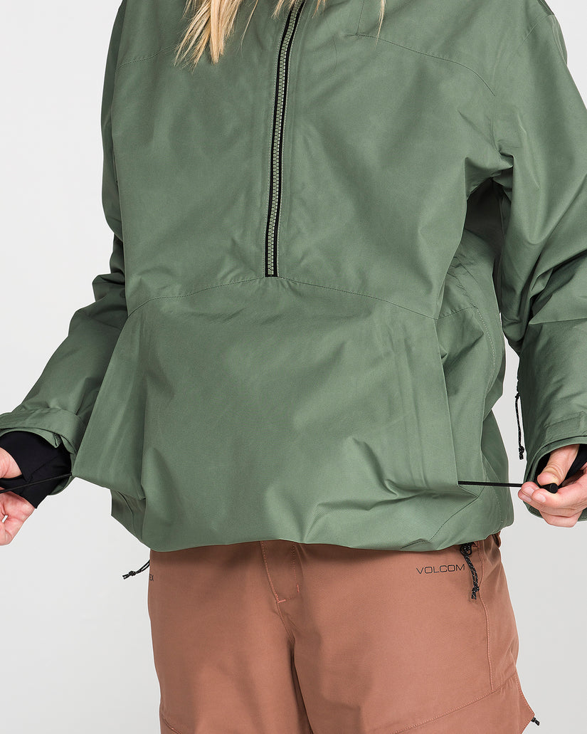 Rowan Insulated Gore-Tex Pullover Jacket - Light Green