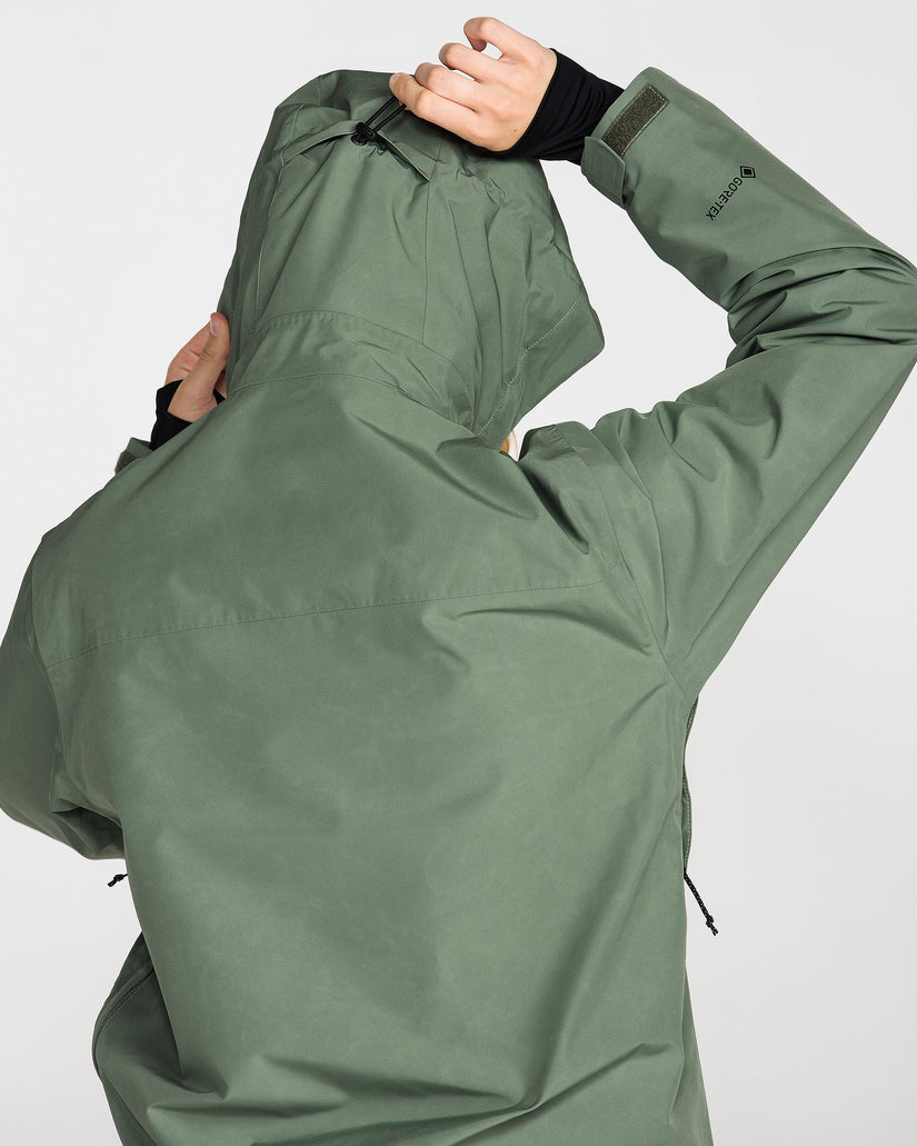 Rowan Insulated Gore-Tex Pullover Jacket - Light Green