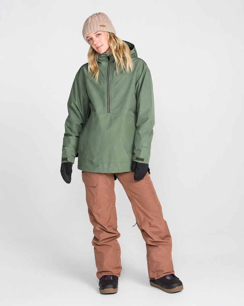 Rowan Insulated Gore-Tex Pullover Jacket - Light Green