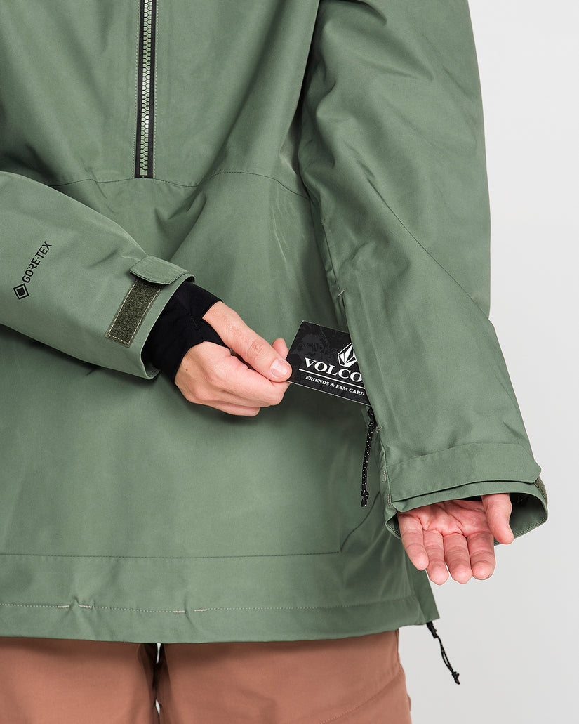 Rowan Insulated Gore-Tex Pullover Jacket - Light Green