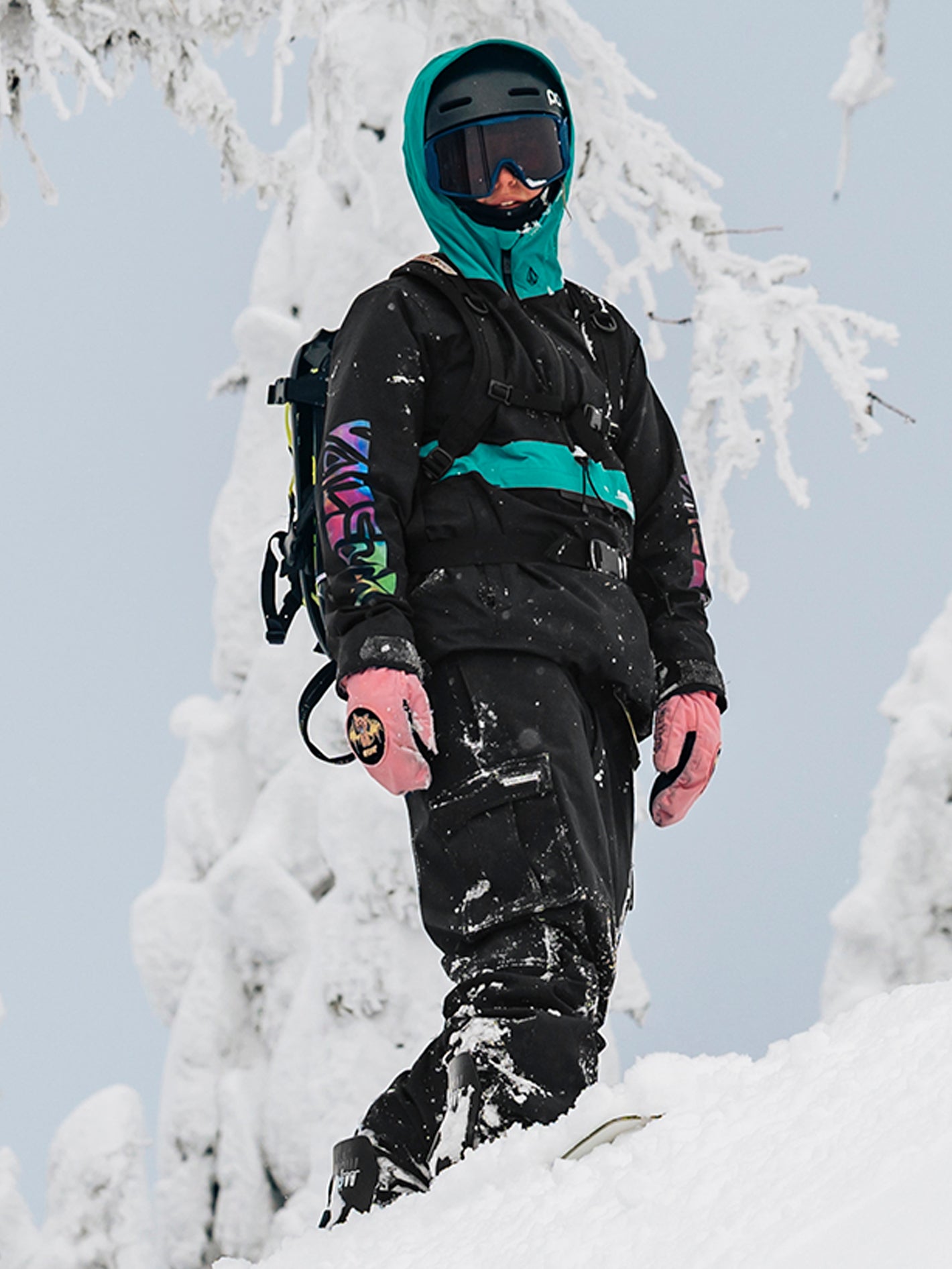Volcom Womens Fern Insulated Gore-Tex Pullover - 701 Cycle