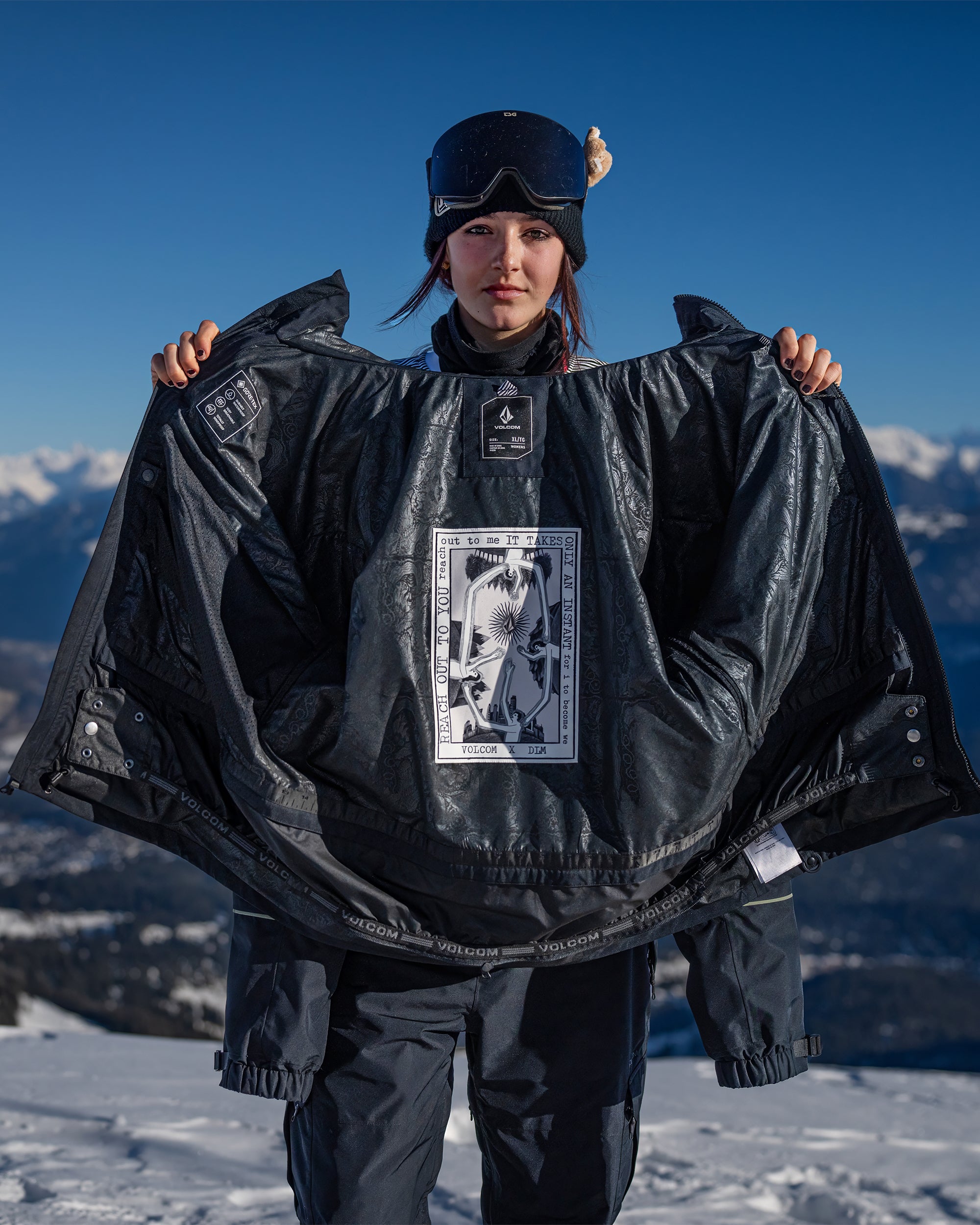 VOLCOM DLM GORE-TEX JACKET ブラック Volcom DLM Gore-Tex Jacket - Black - 196134785460