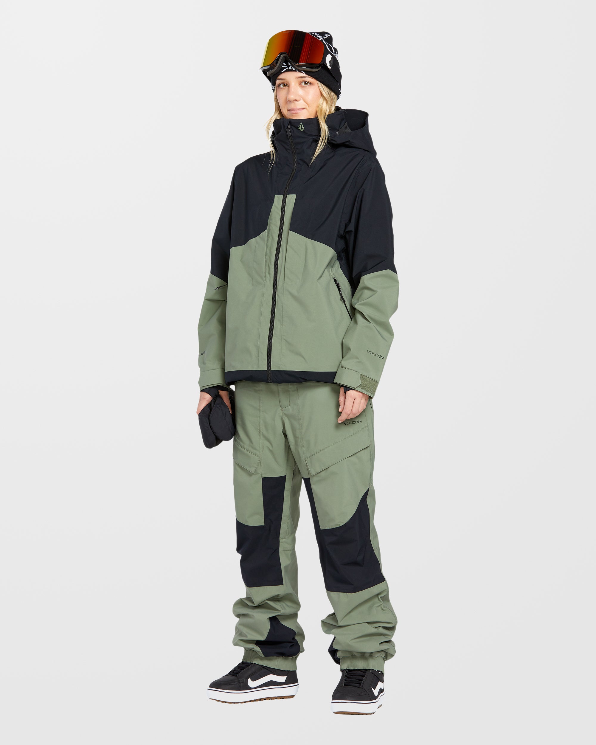 At Stretch Gore-Tex Jacket - Lichen Green - Women - Volcom EU - 2