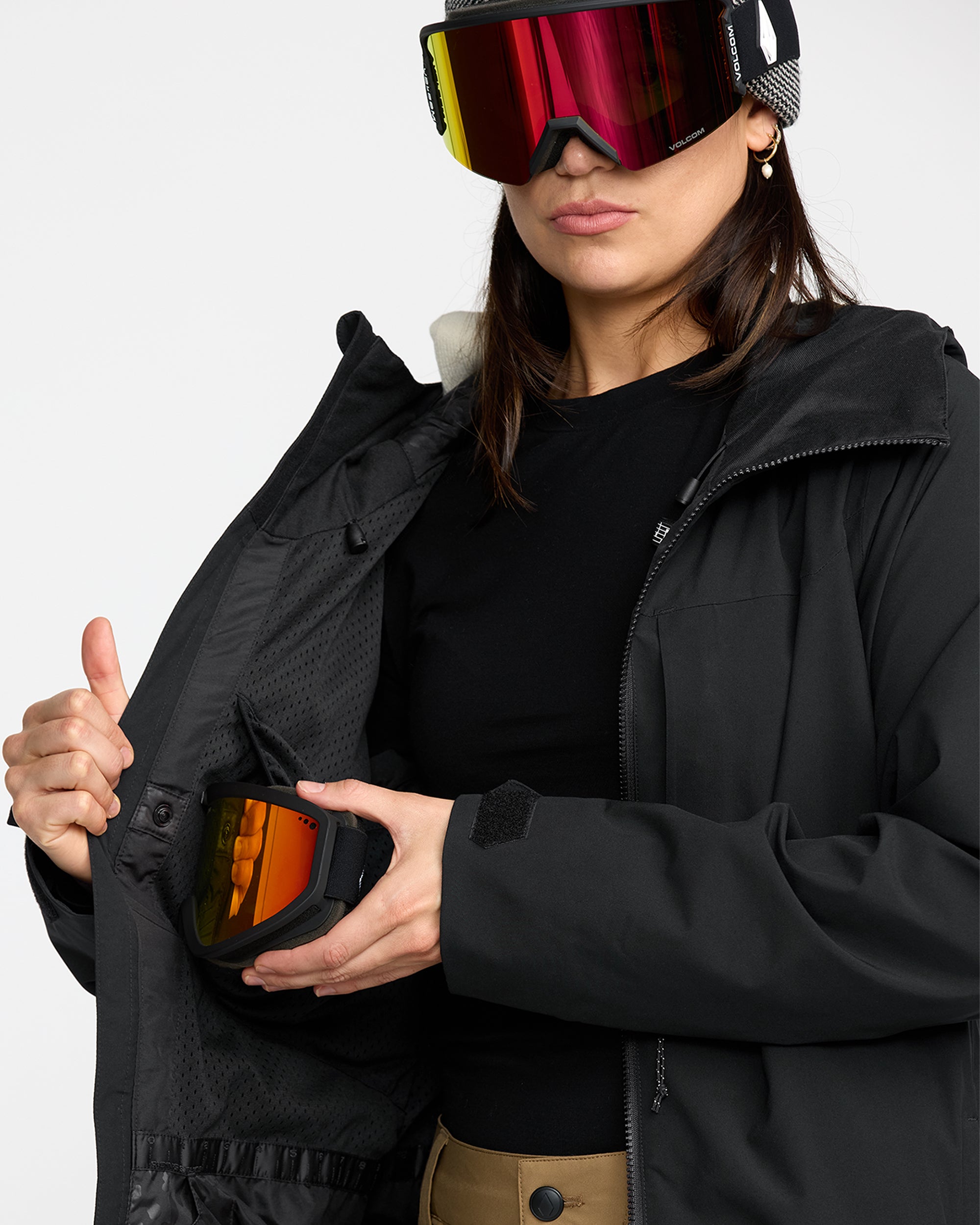 Cloudbreaker Stretch 30K Jacket - Black - Women - Volcom EU