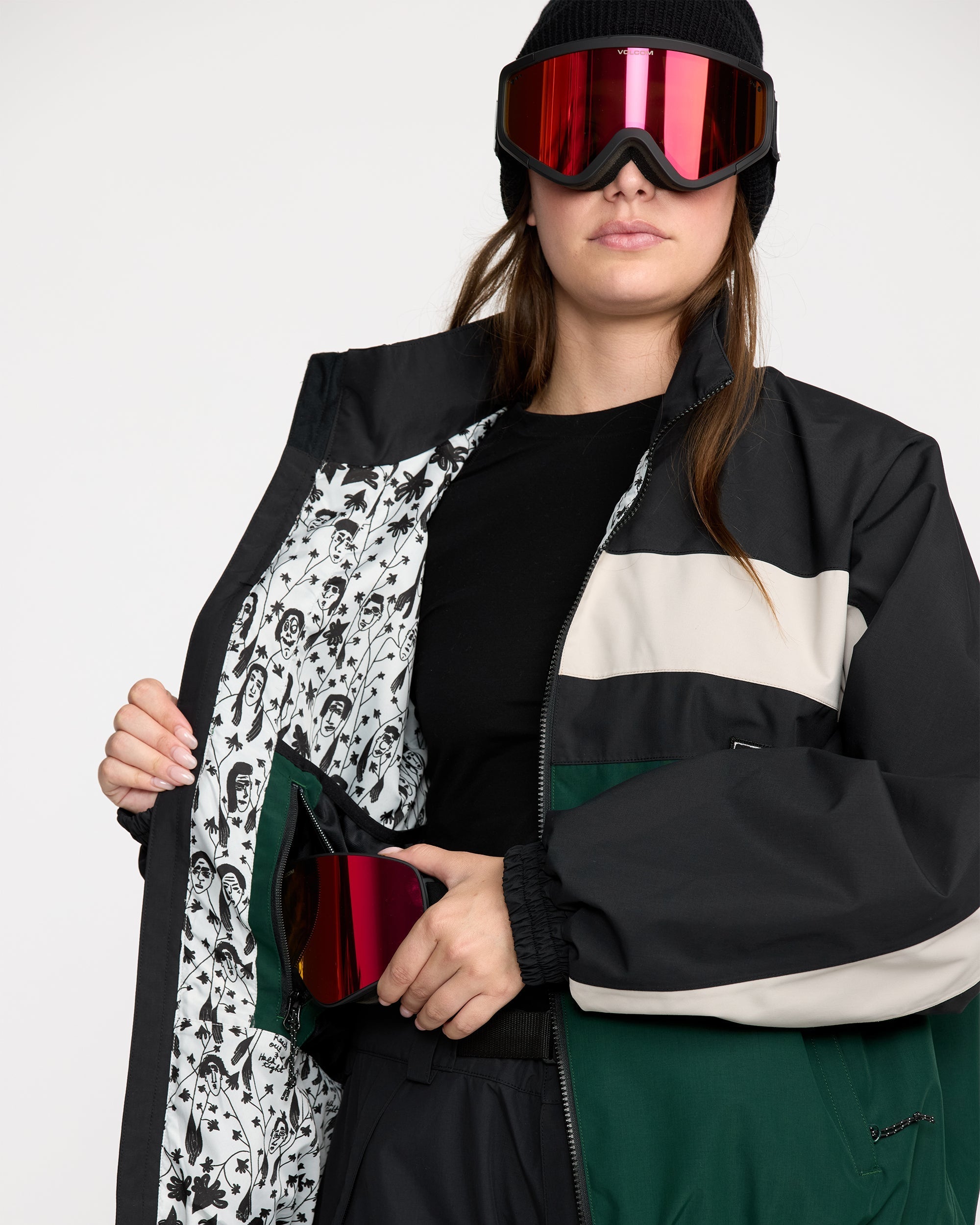 Dlm Jacket - Black Green - Volcom EU – Volcom Europe