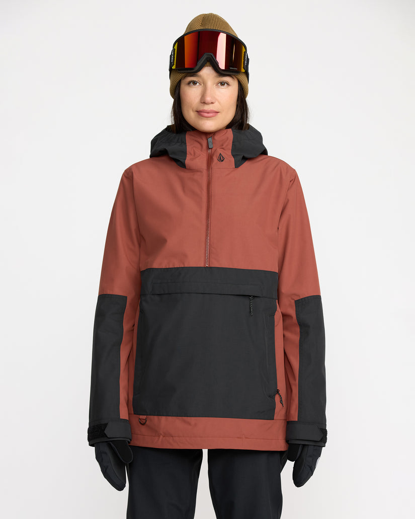 Harlan Pullover Jacket - Henna