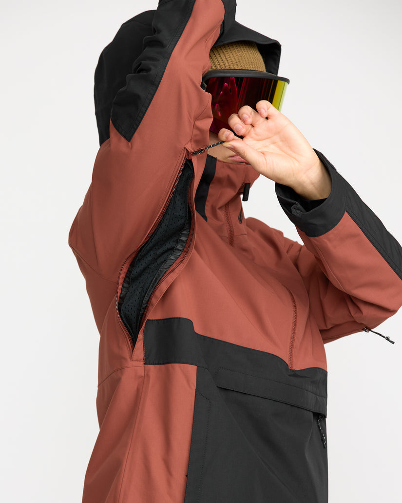 Harlan Pullover Jacket - Henna