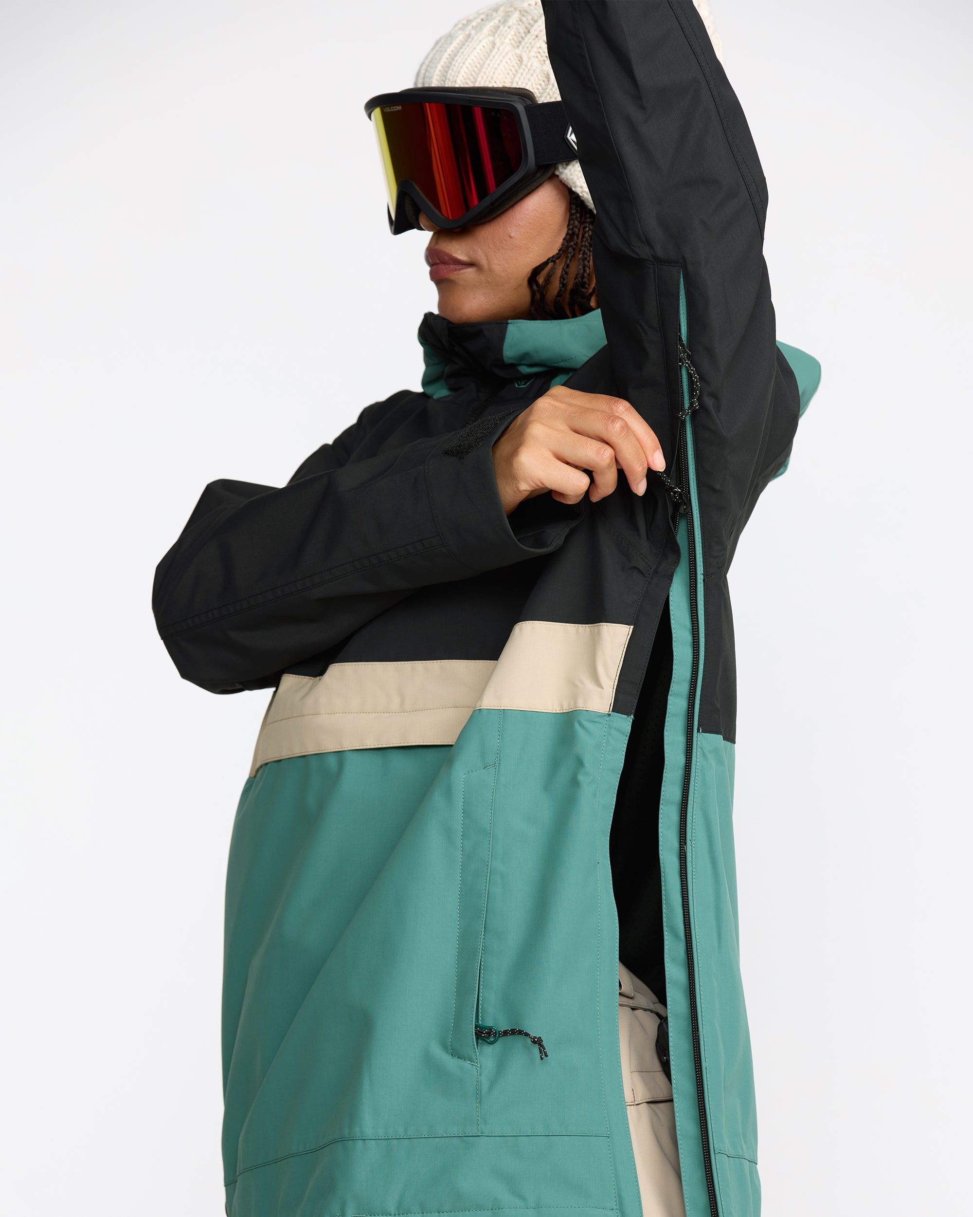 Harlan Pullover Jacket - Spruce Green - Women - Volcom EU – Volcom