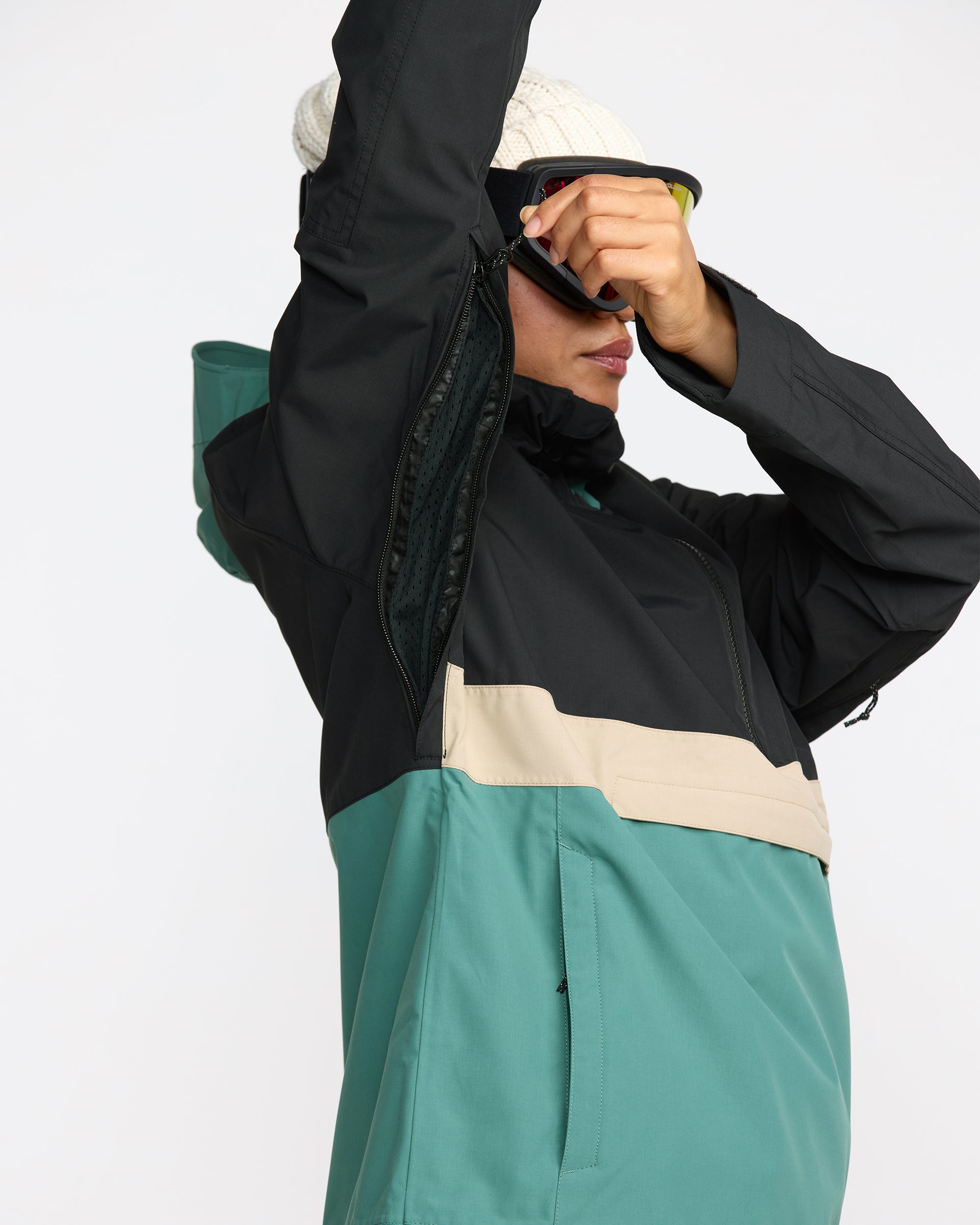 Harlan Pullover Jacket - Spruce Green - Women - Volcom EU – Volcom