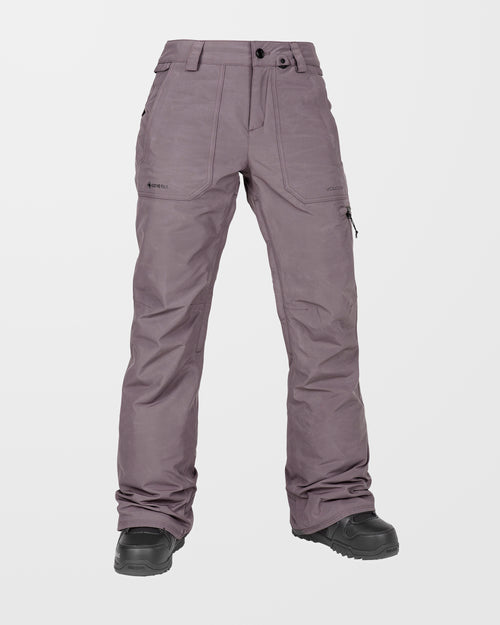 Pantalón Trekking Mujer Pantalón Volcom Bridger Ins Mujer - Outdoor Con Forro Impermeable Pantalón Invierno Forrado