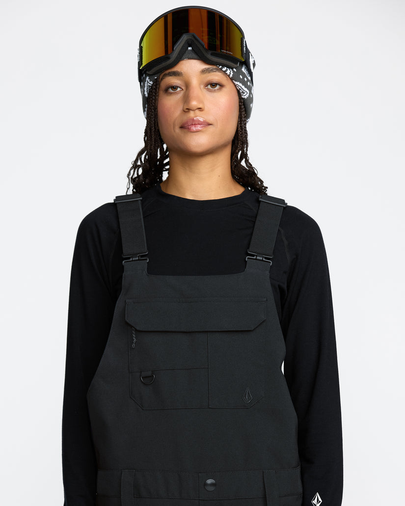 Creston 3D Stretch Bib Overall - Black