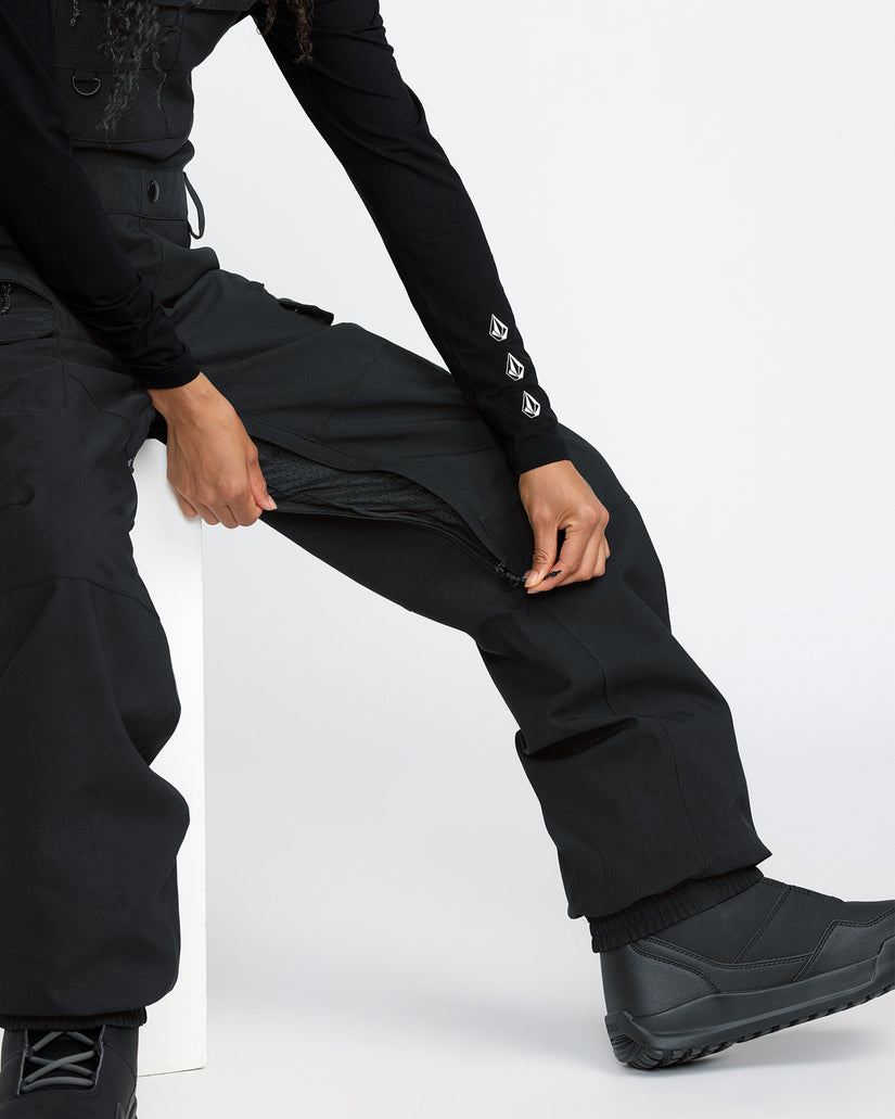 Creston 3D Stretch Bib Overall - Black