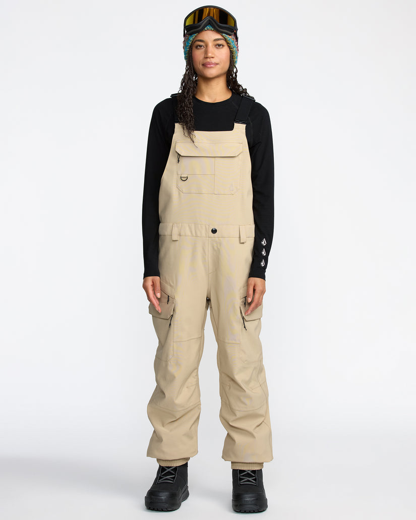Creston 3D Stretch Bib Overall - Oatmeal