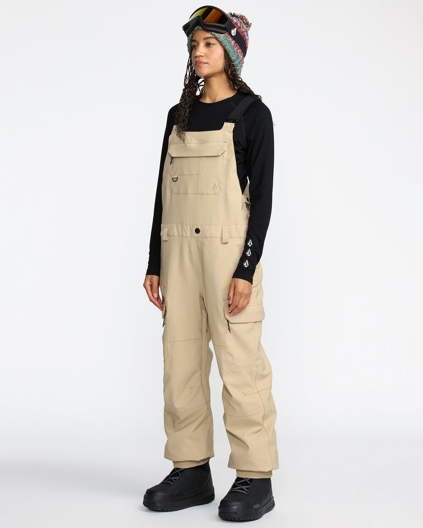 Creston 3D Stretch Bib Overall - Oatmeal