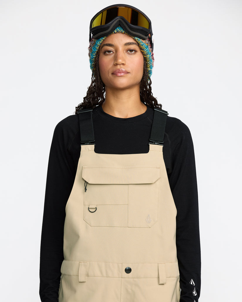 Creston 3D Stretch Bib Overall - Oatmeal